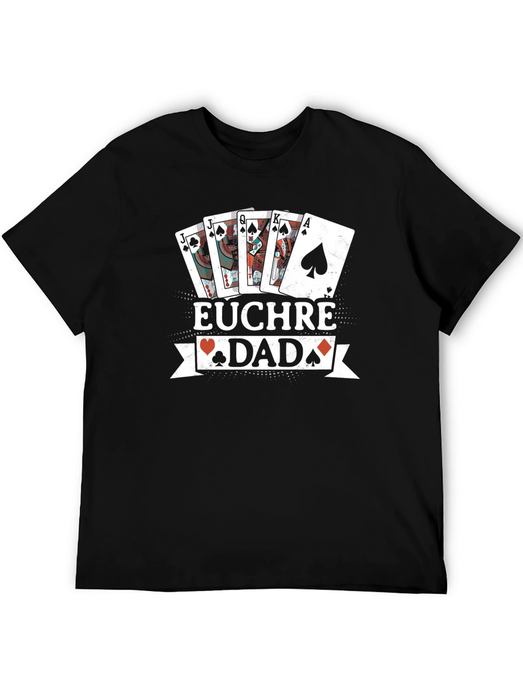 Euchre Dad T-Shirt - Card Game Tee