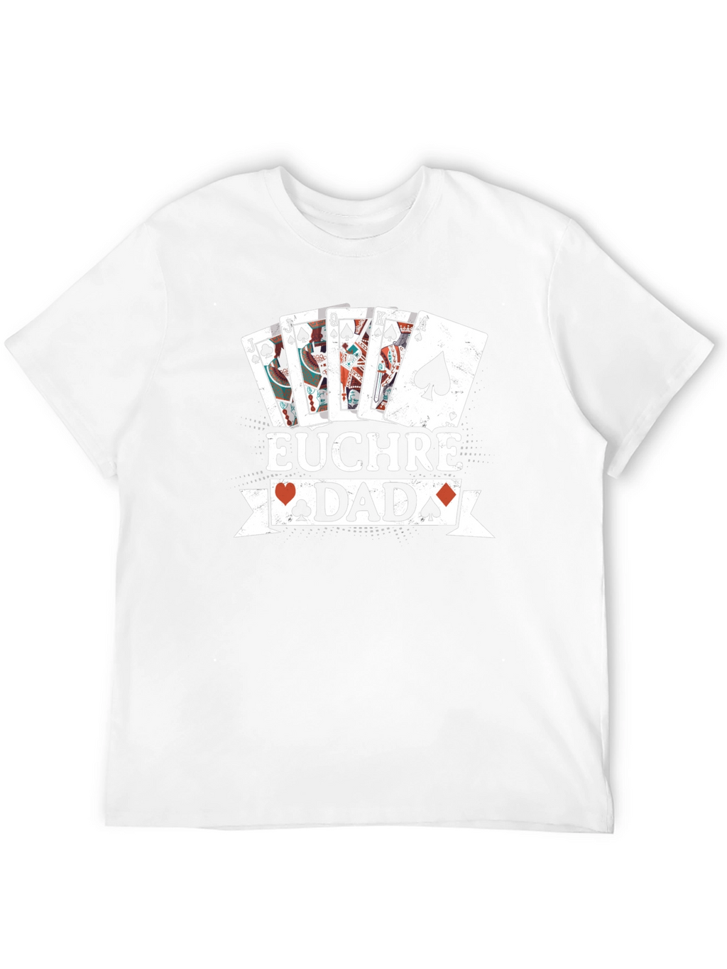 Euchre Dad T-Shirt - Card Game Tee