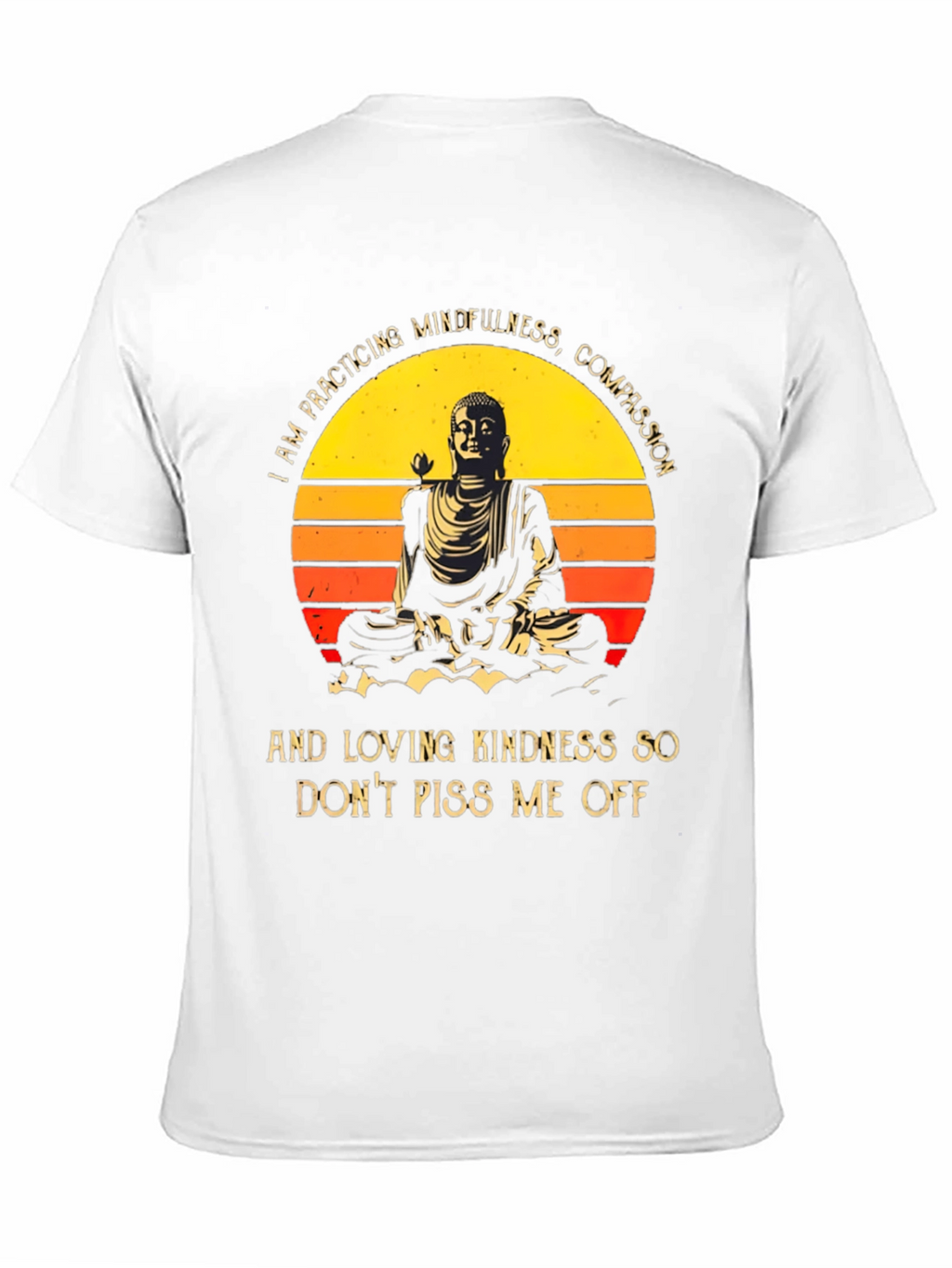 Mindfulness Buddha Graphic T-Shirt