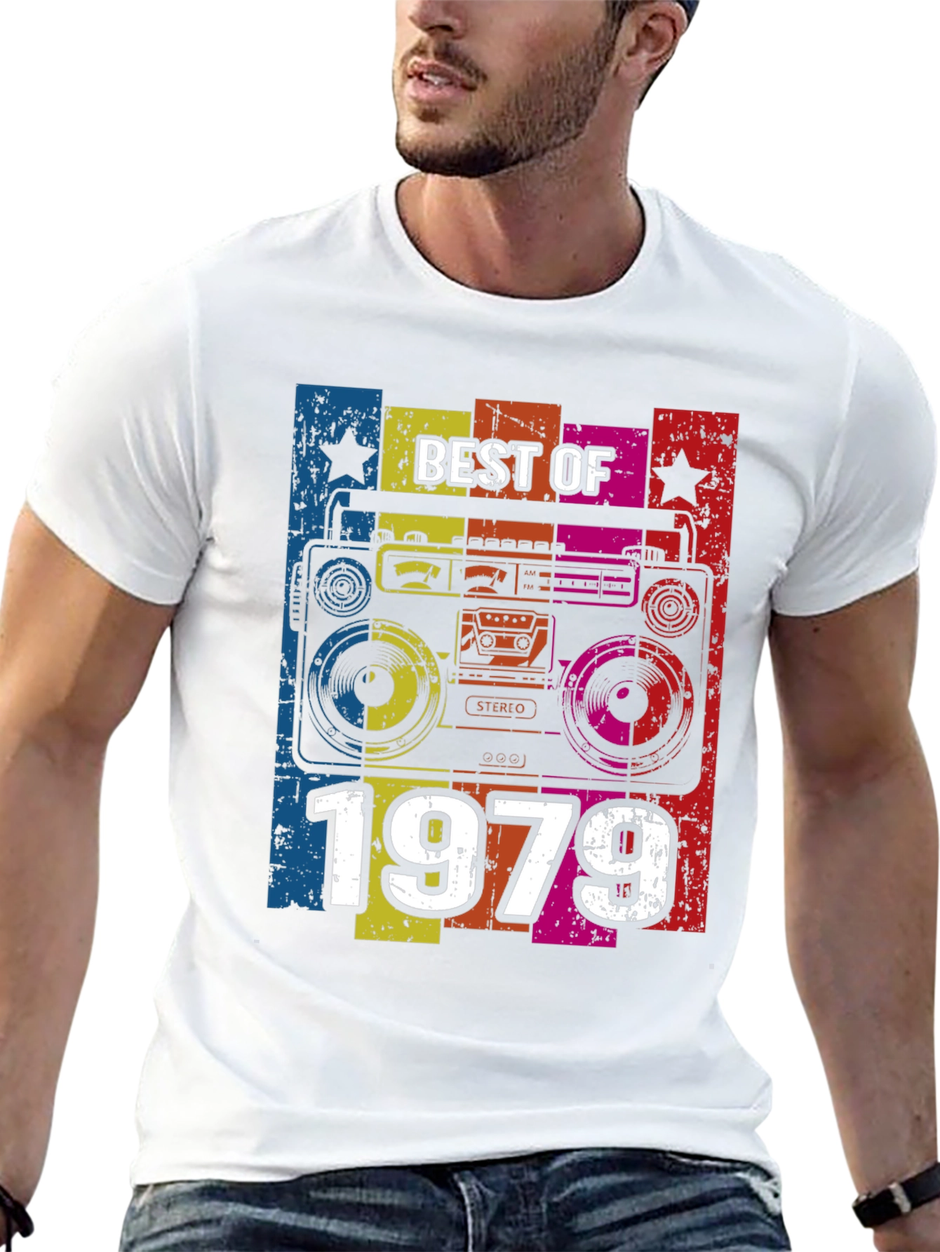 Retro 1979 Boombox Graphic Tee