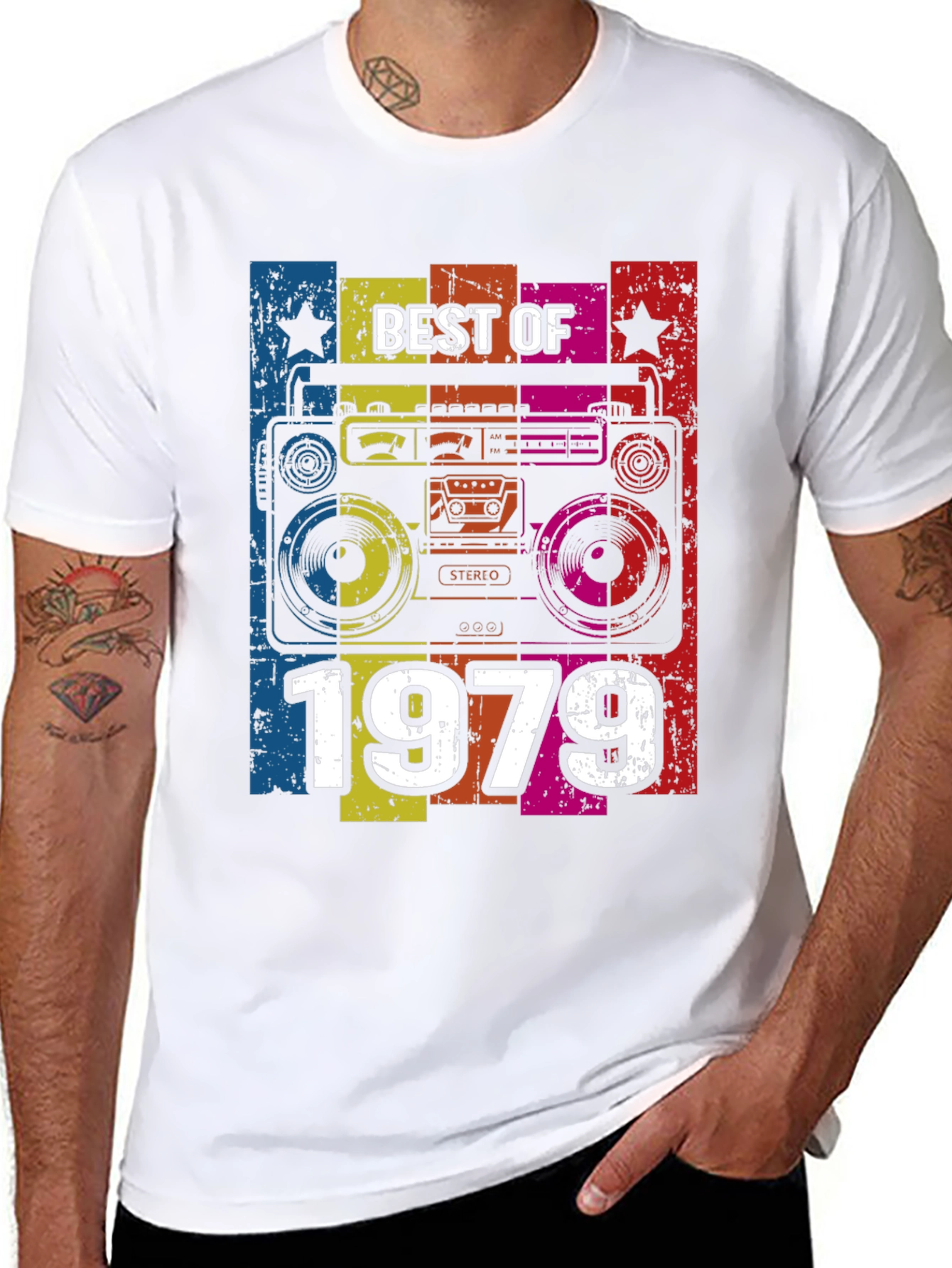Retro 1979 Boombox Graphic Tee