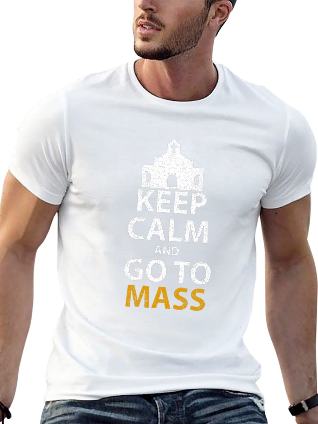 Keep Calm and Go To Mass T-Shirt