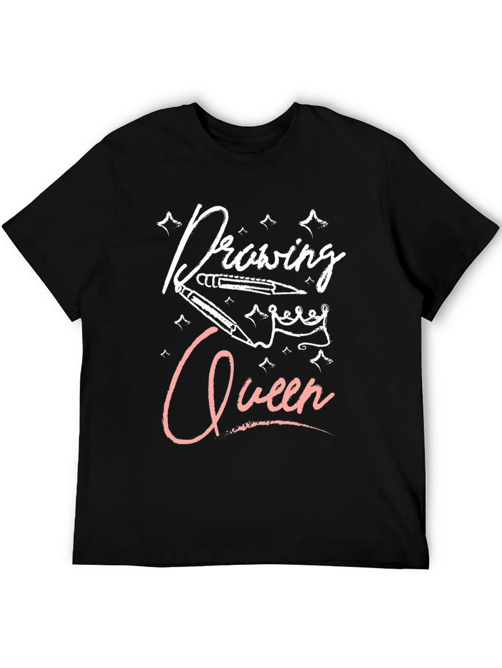 Drawing Queen Black T-Shirt