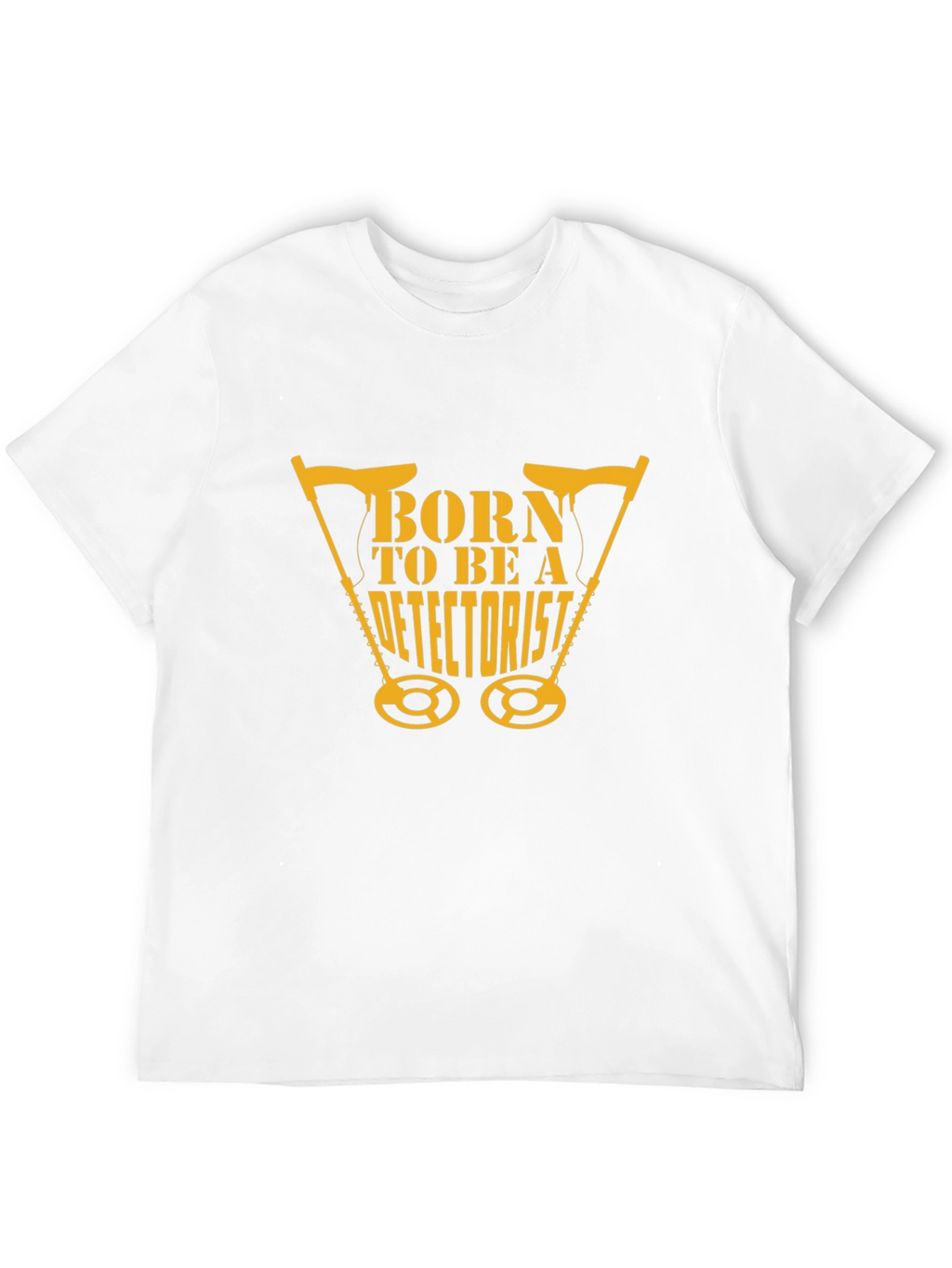 Born To Be A Detectorist Black T-Shirt
