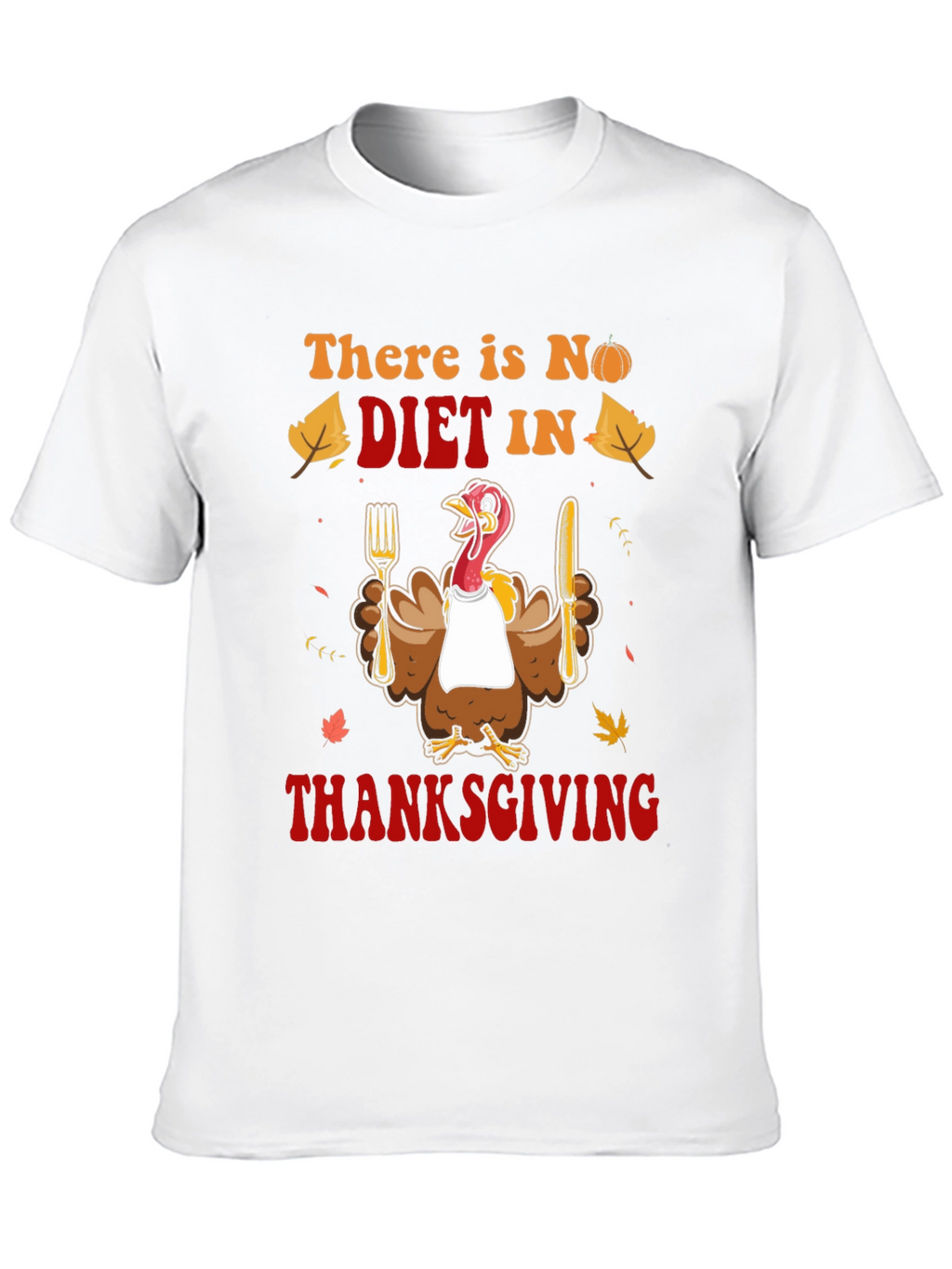 Thanksgiving Diet Funny Graphic Tee