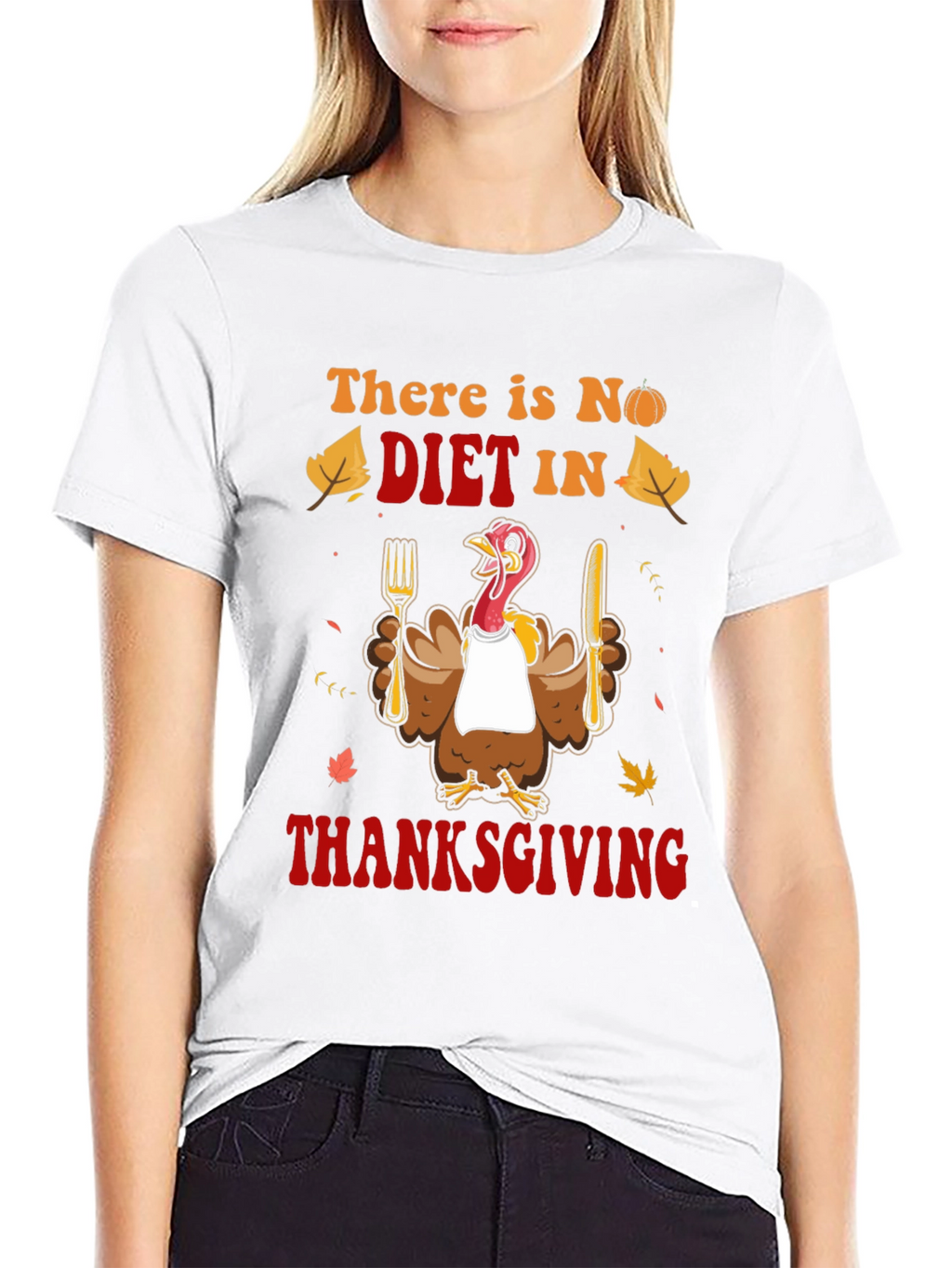 Thanksgiving Diet Funny Graphic Tee