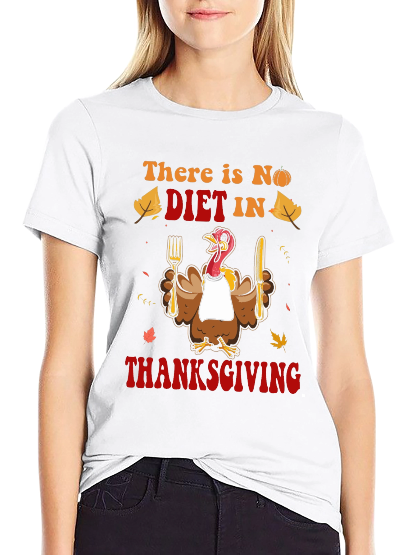 Thanksgiving Diet Funny Graphic Tee