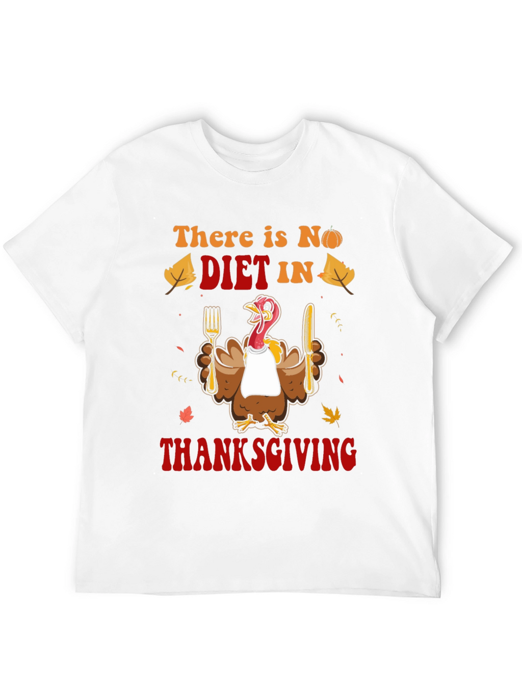 Thanksgiving Diet Funny Graphic Tee