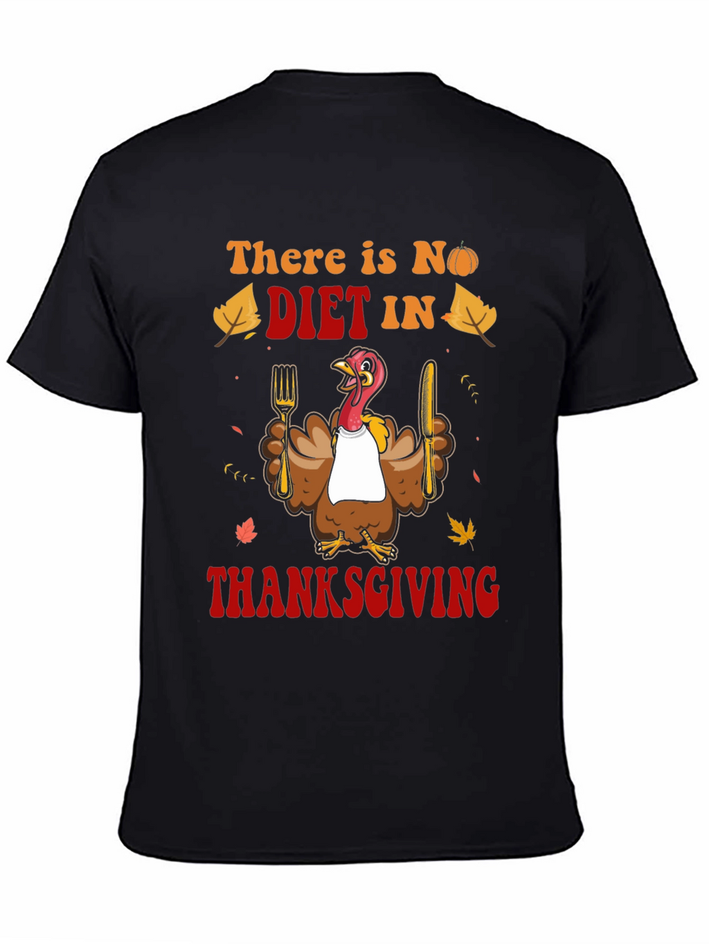Thanksgiving Diet Funny Graphic Tee