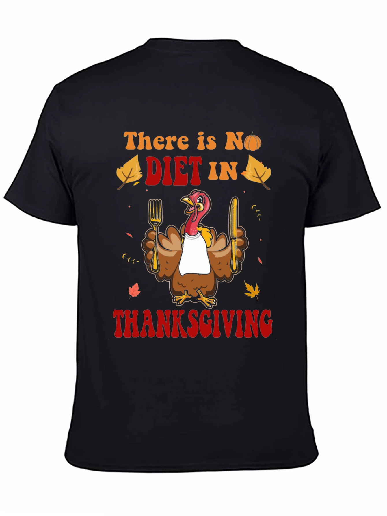 Thanksgiving Diet Funny Graphic Tee