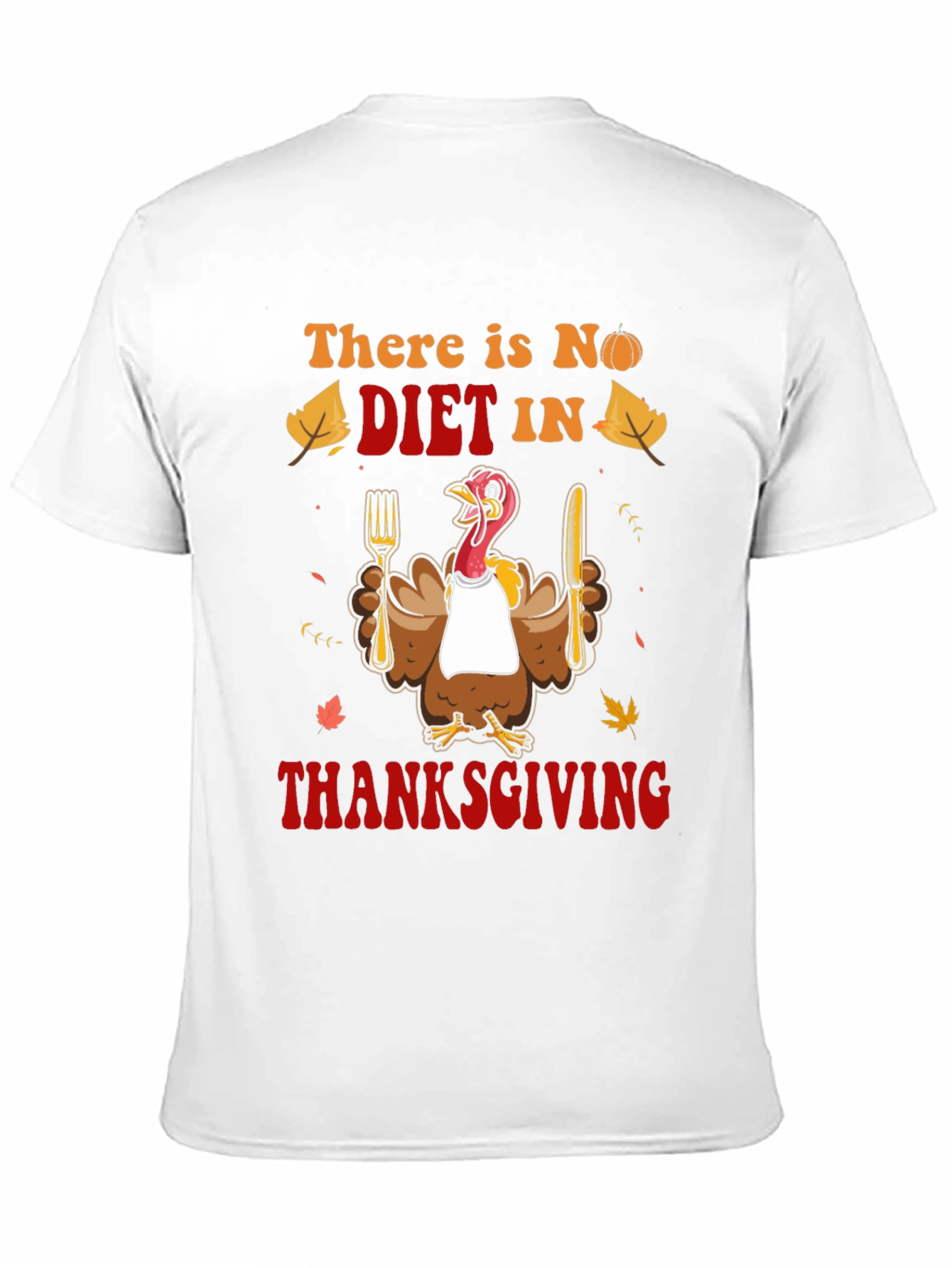 Thanksgiving Diet Funny Graphic Tee
