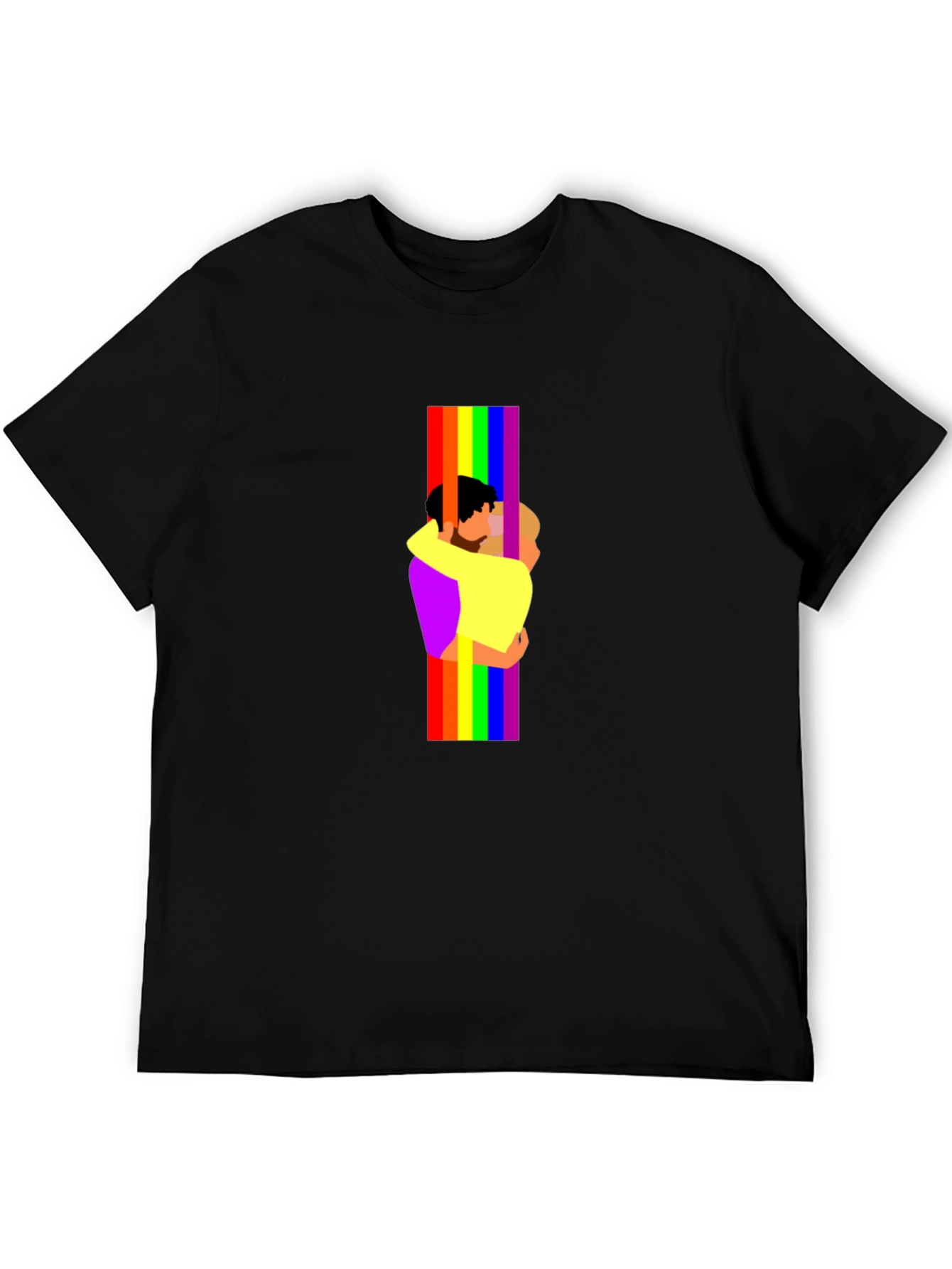 Pride Rainbow Couple Graphic Tee