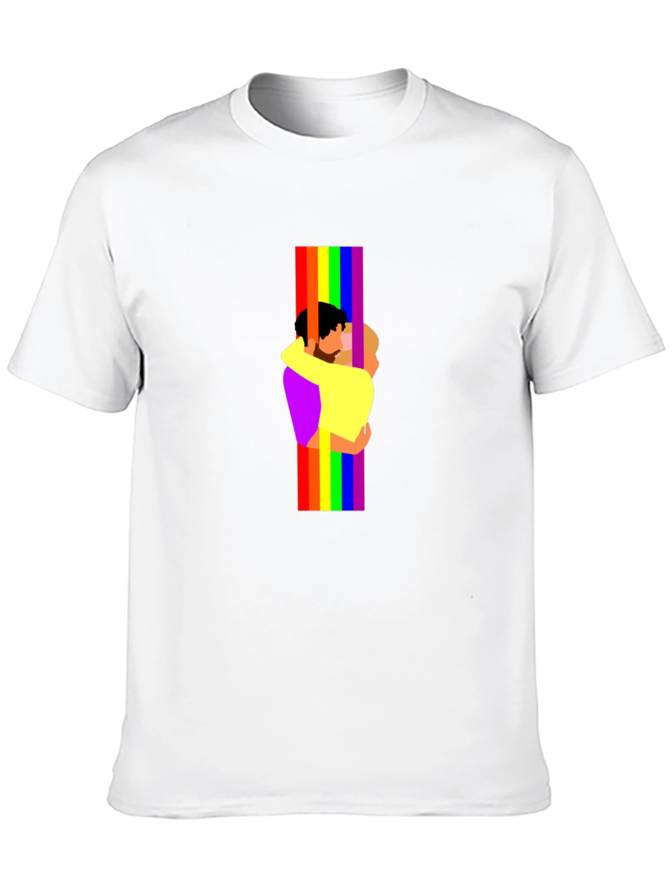Pride Rainbow Couple Graphic Tee