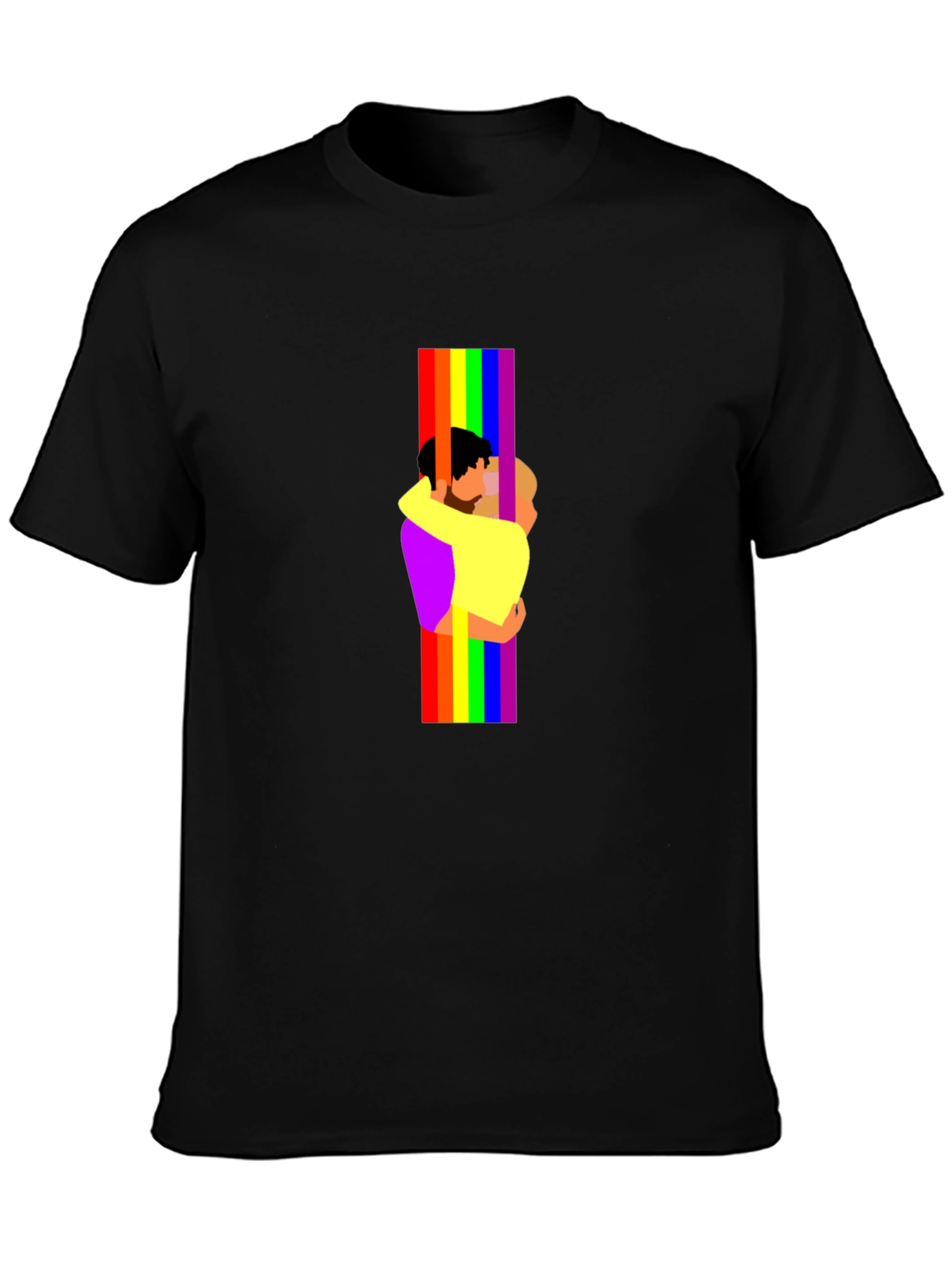 Pride Rainbow Couple Graphic Tee