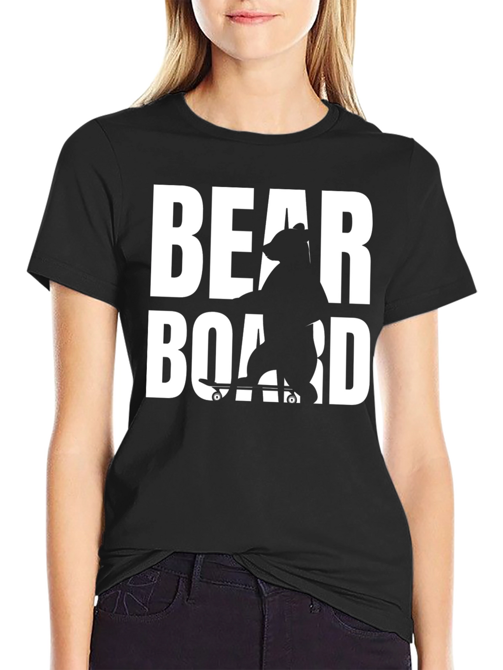 Bear Skateboard Graphic Tee