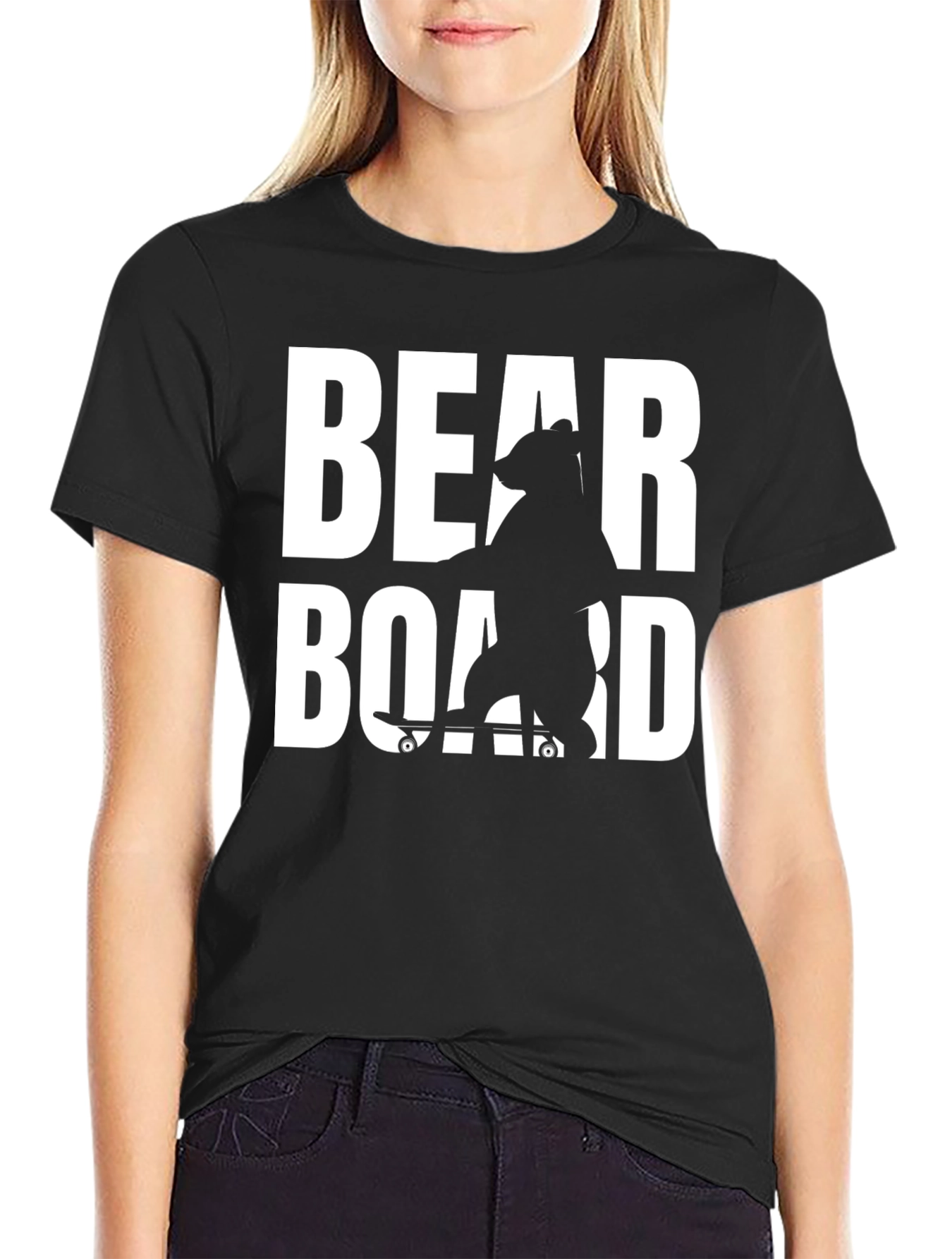 Bear Skateboard Graphic Tee
