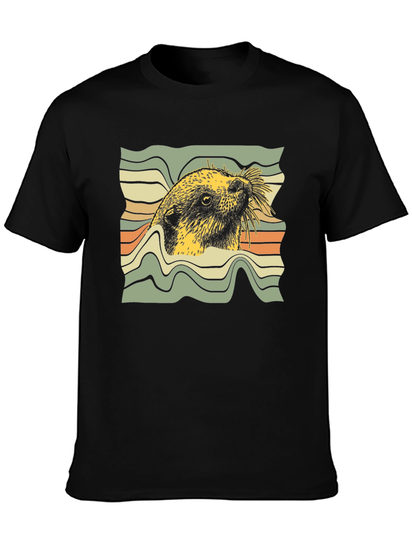 Retro Otter Graphic Tee