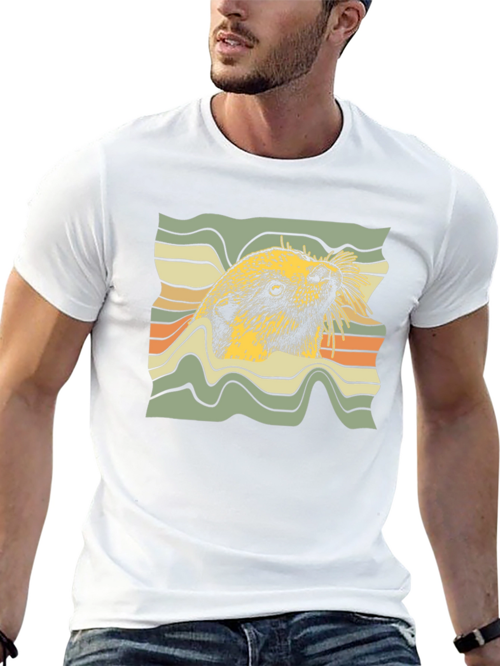 Retro Otter Graphic Tee