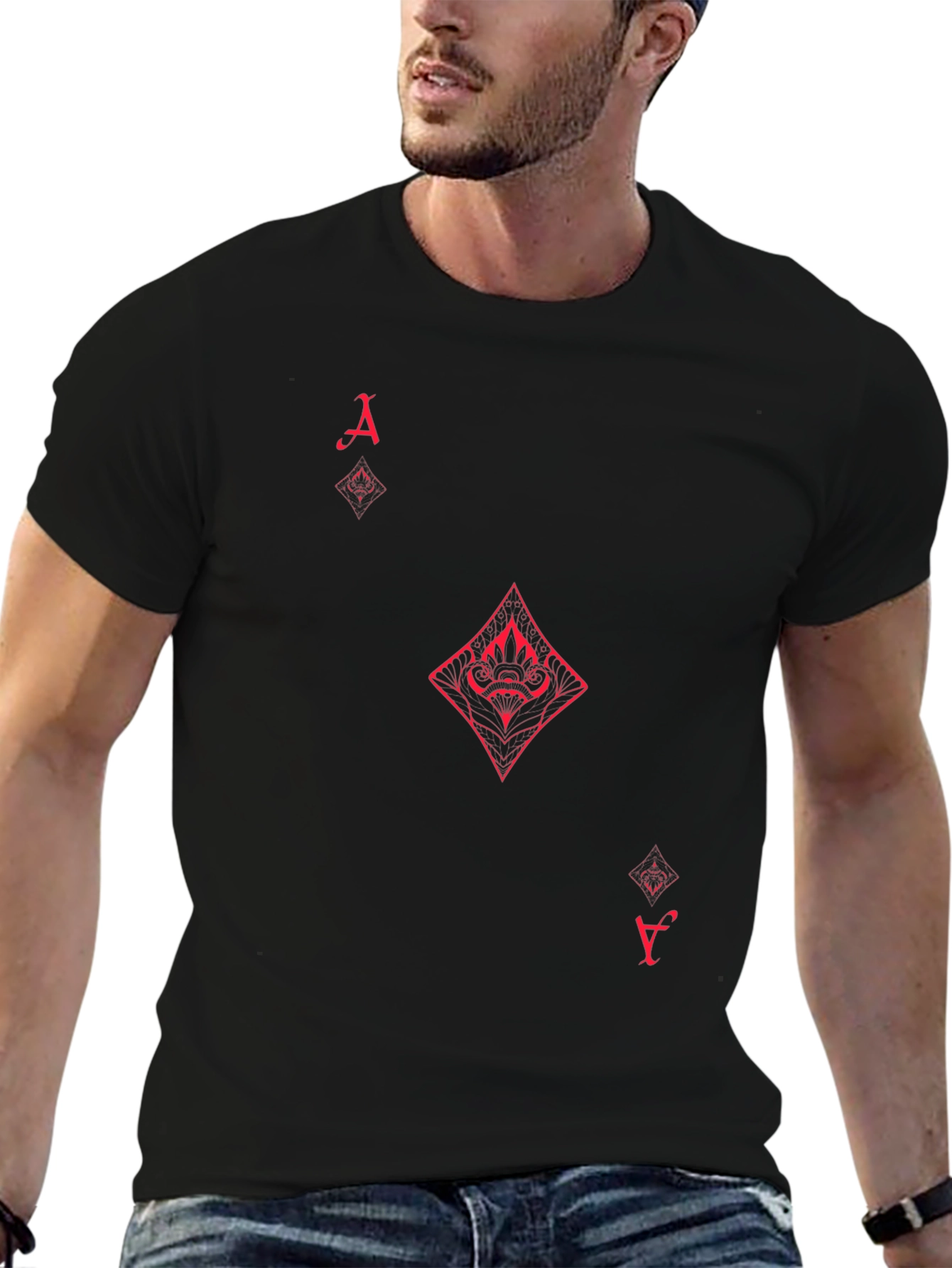 Ace of Diamonds Graphic T-Shirt
