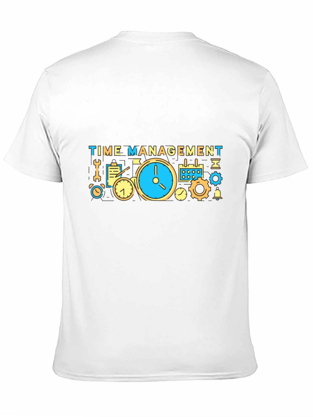 Time Management T-Shirt - Black Cotton Tee