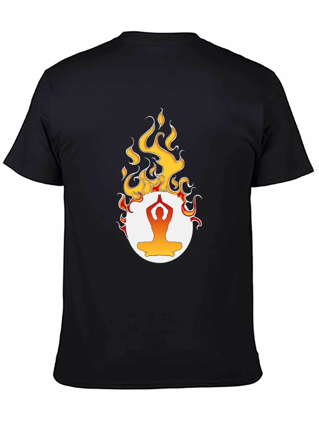 Yoga Flame Graphic T-Shirt
