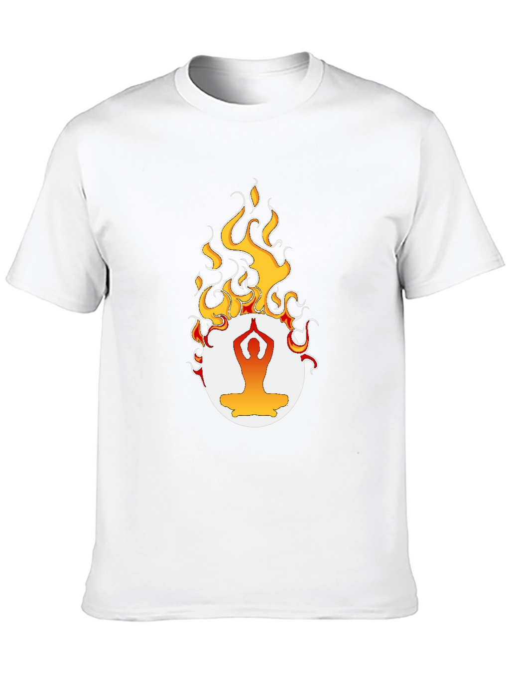 Yoga Flame Graphic T-Shirt