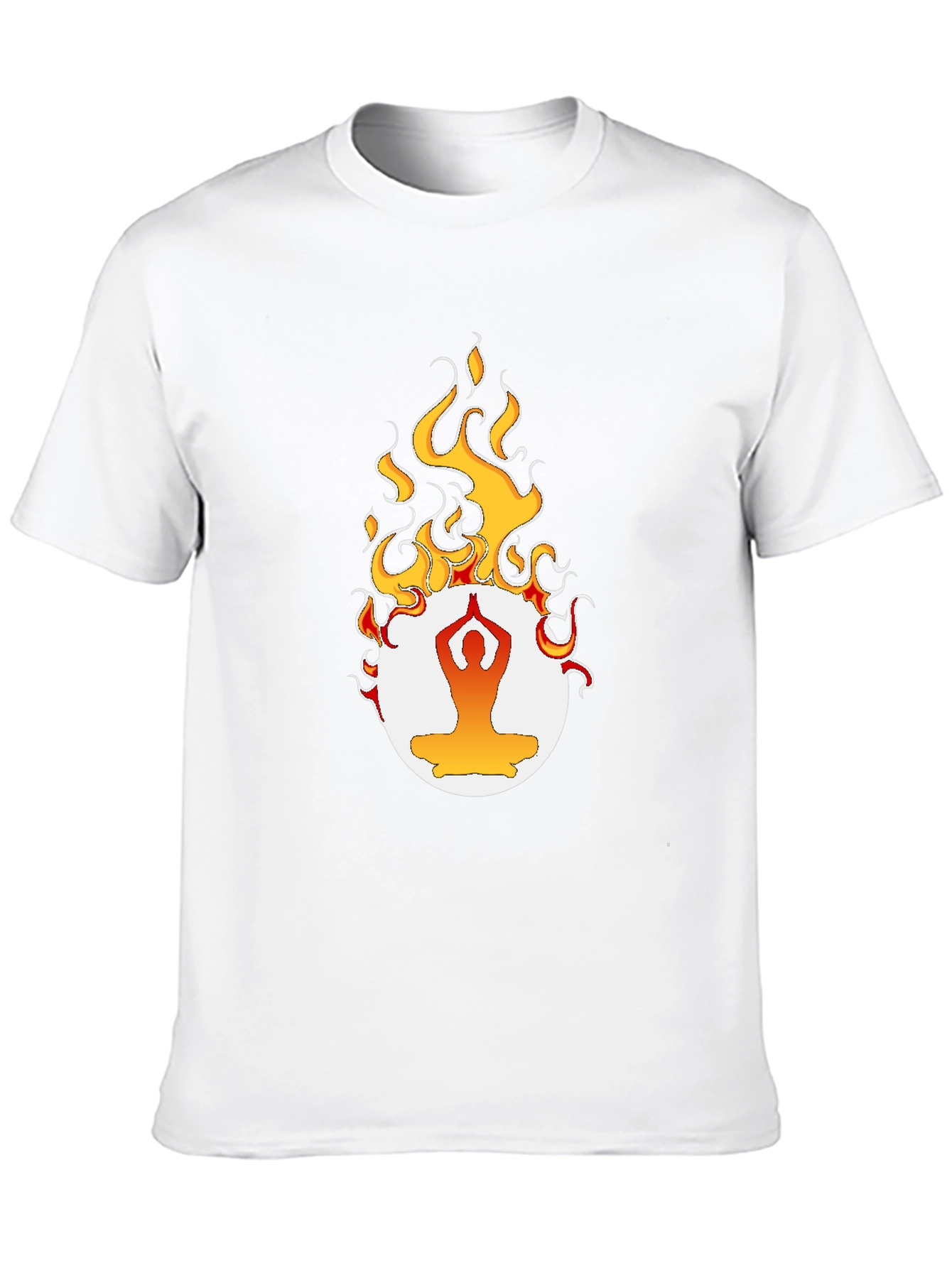 Yoga Flame Graphic T-Shirt