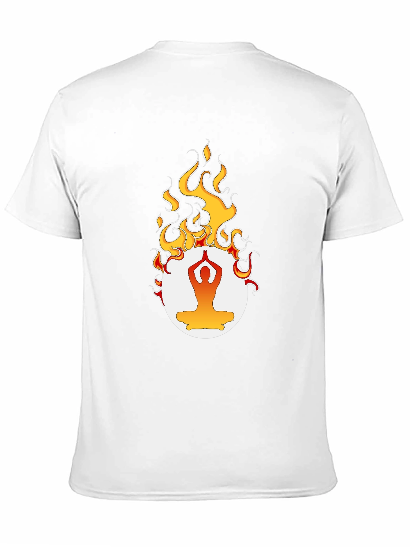 Yoga Flame Graphic T-Shirt