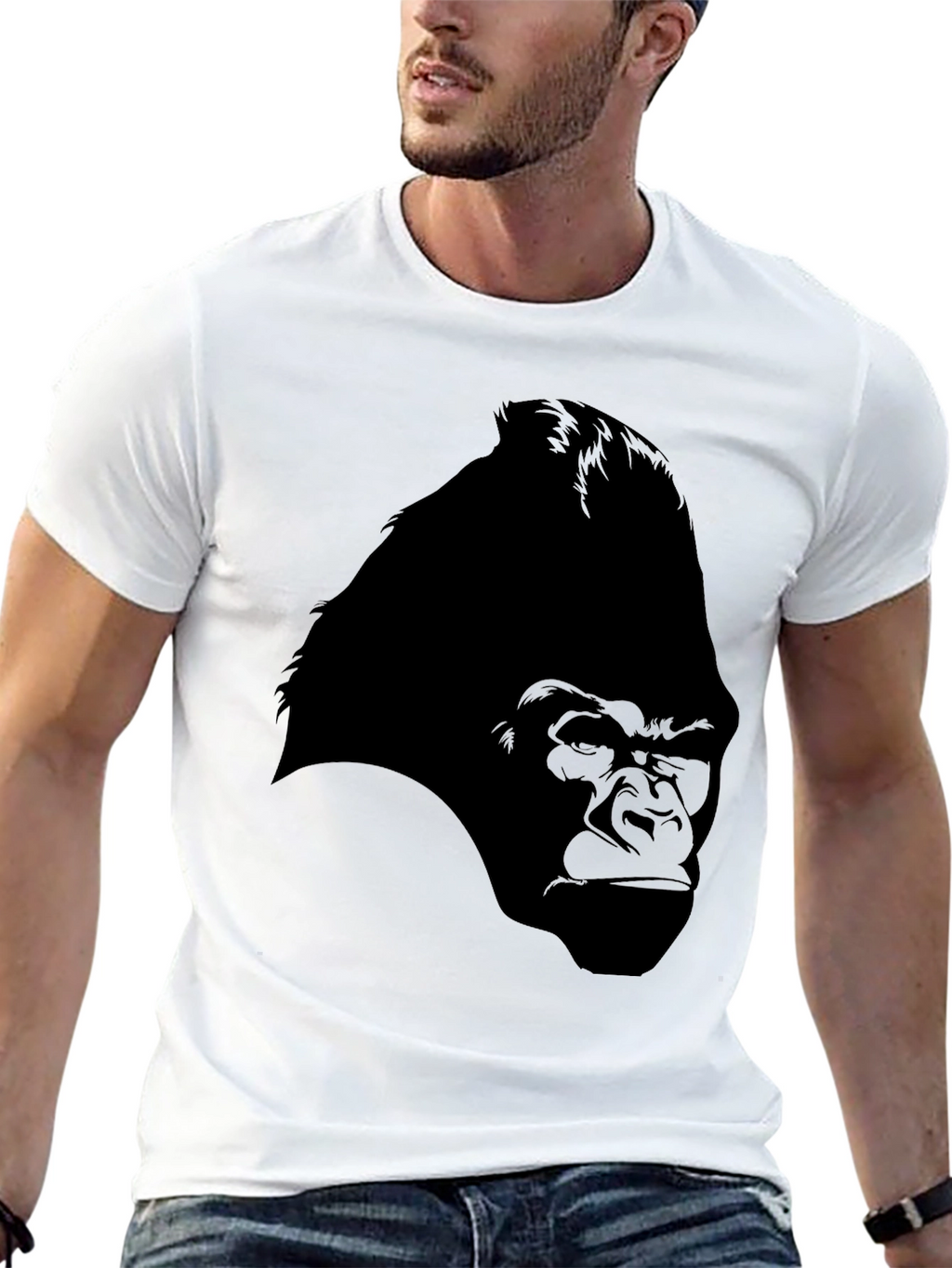 Graphic Gorilla Tee - Black