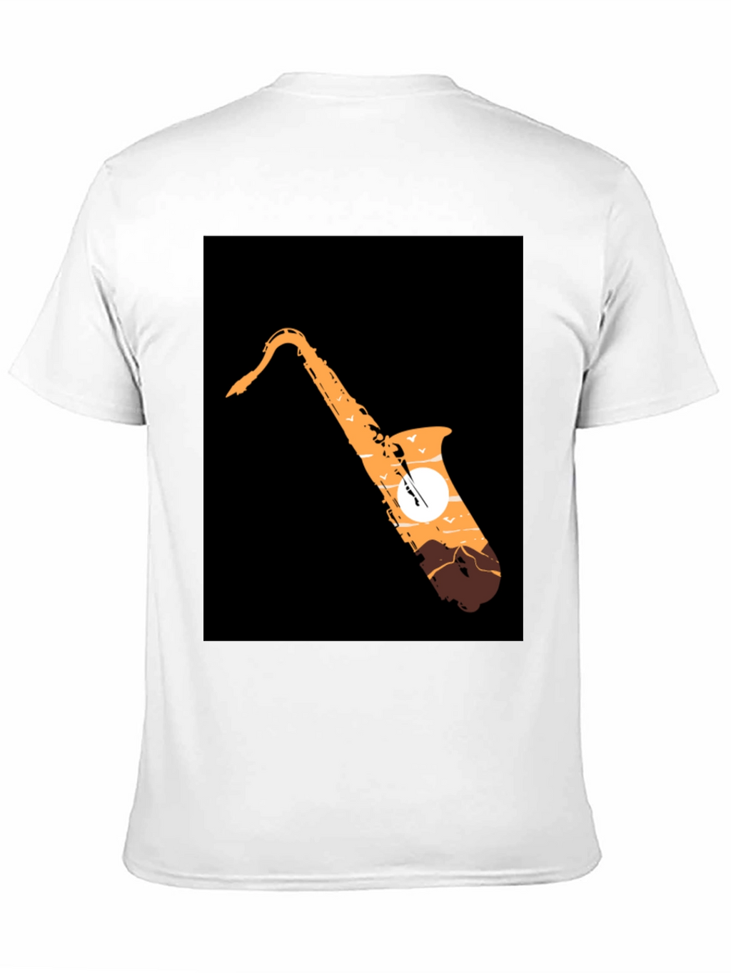 Saxophone Sunset Graphic Tee - Cool Musician T-Shirt