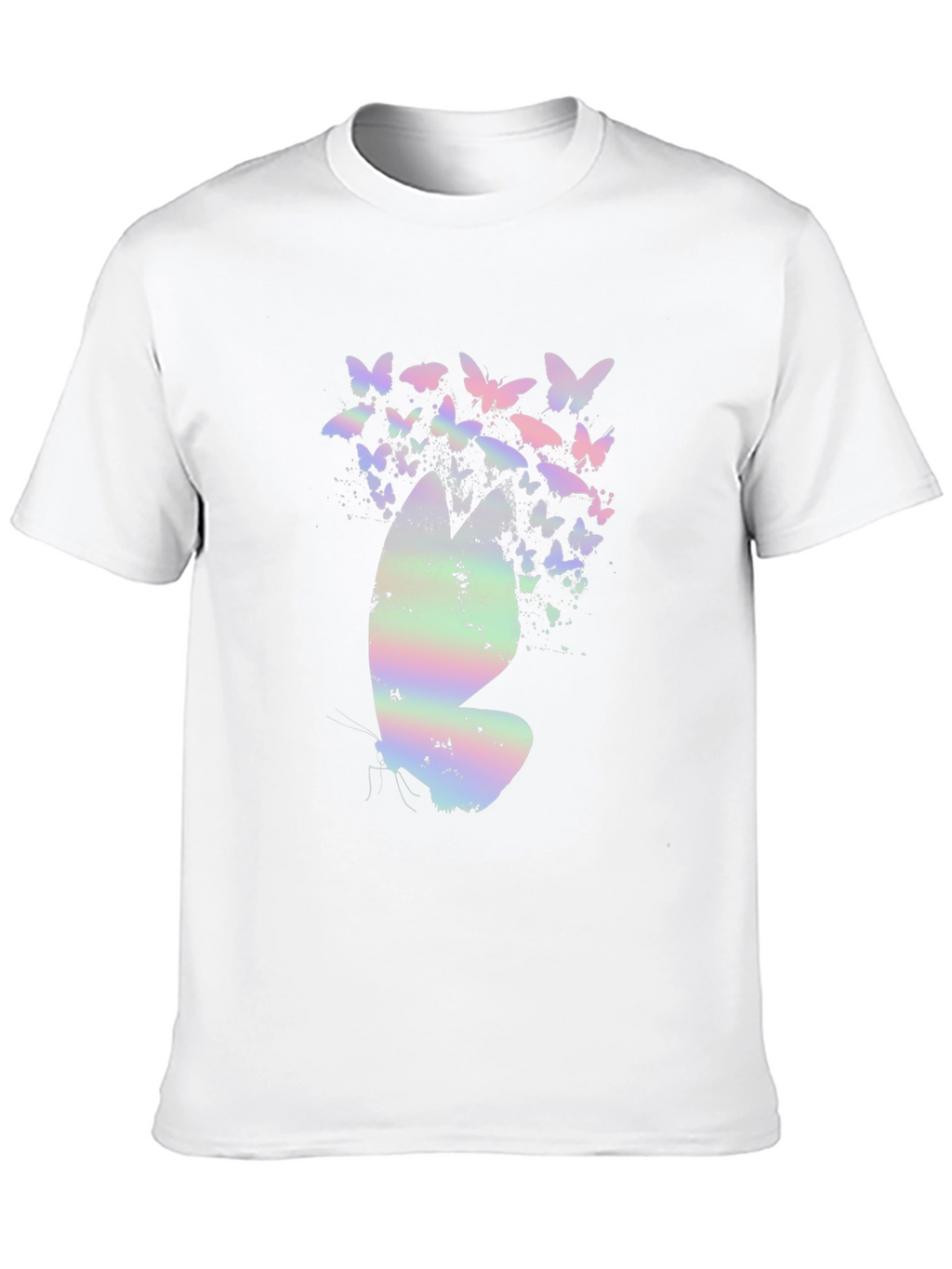 Butterfly Graphic T-Shirt - Black Cotton Tee