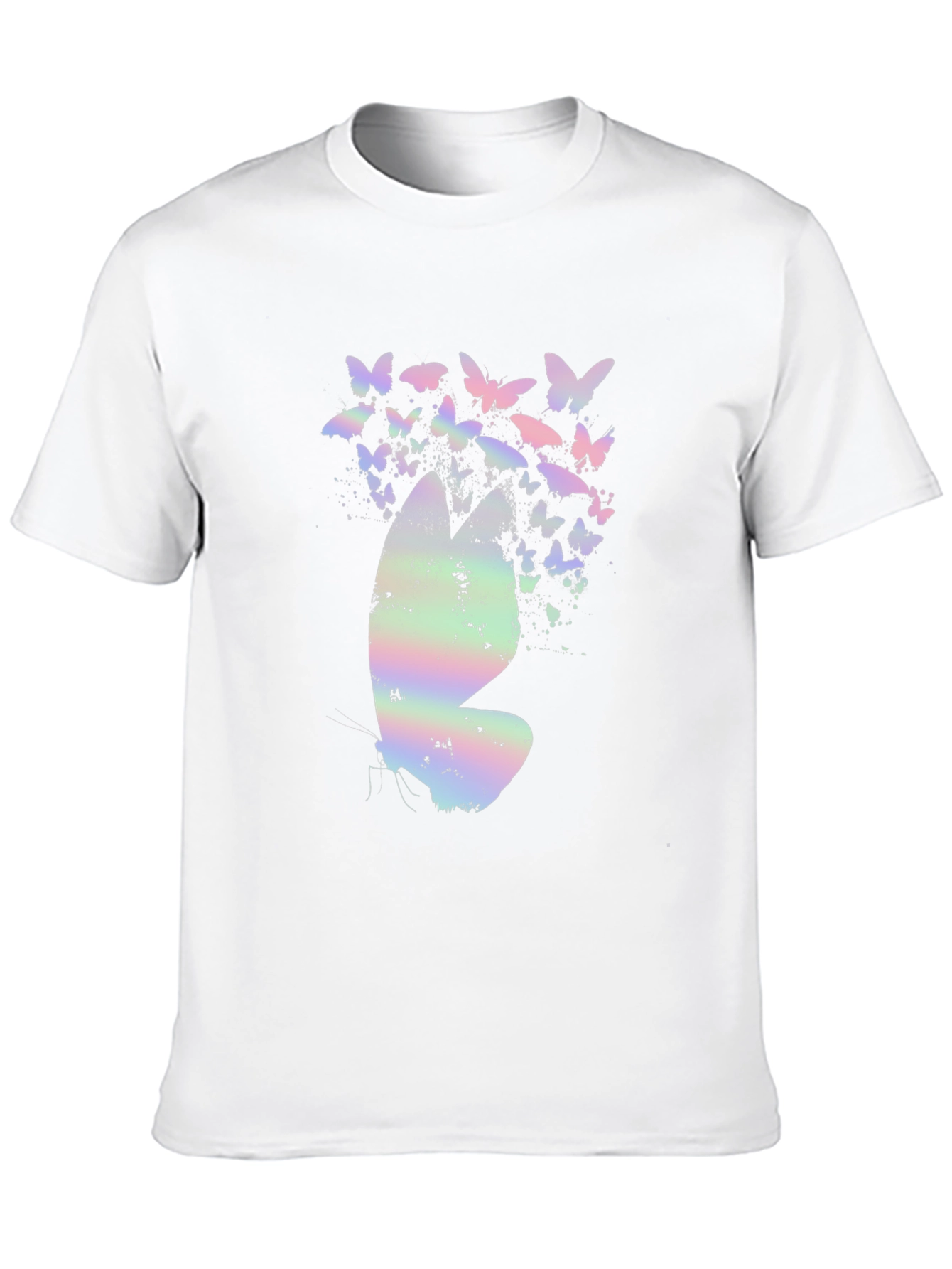 Butterfly Graphic T-Shirt - Black Cotton Tee