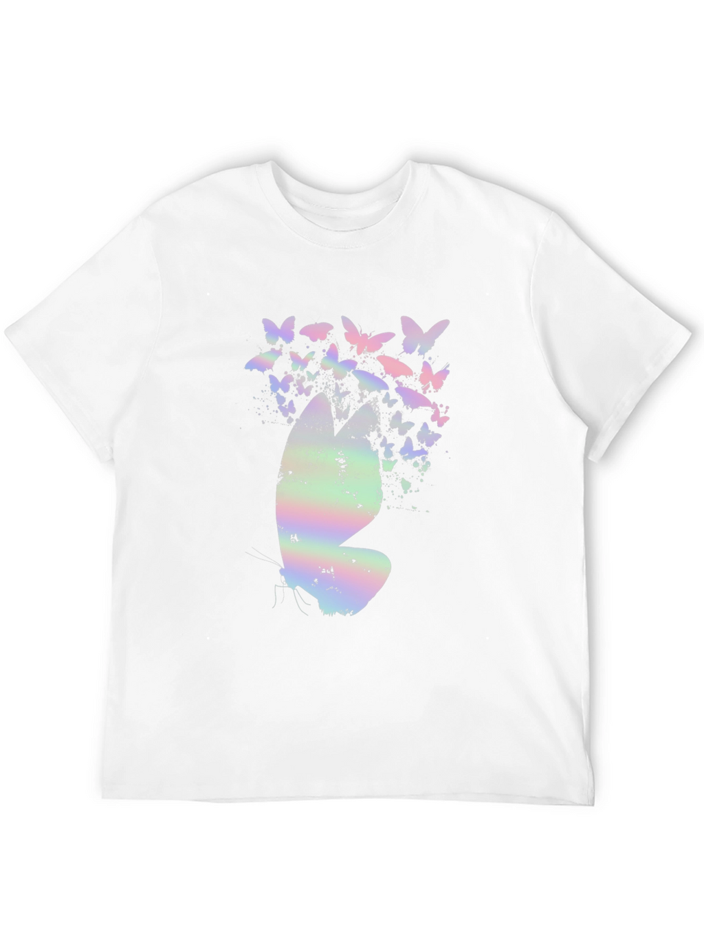 Butterfly Graphic T-Shirt - Black Cotton Tee