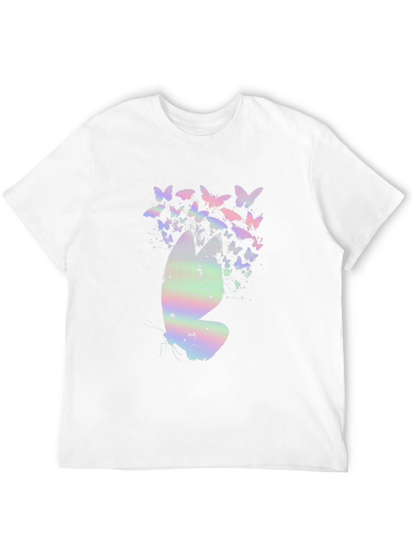Butterfly Graphic T-Shirt - Black Cotton Tee