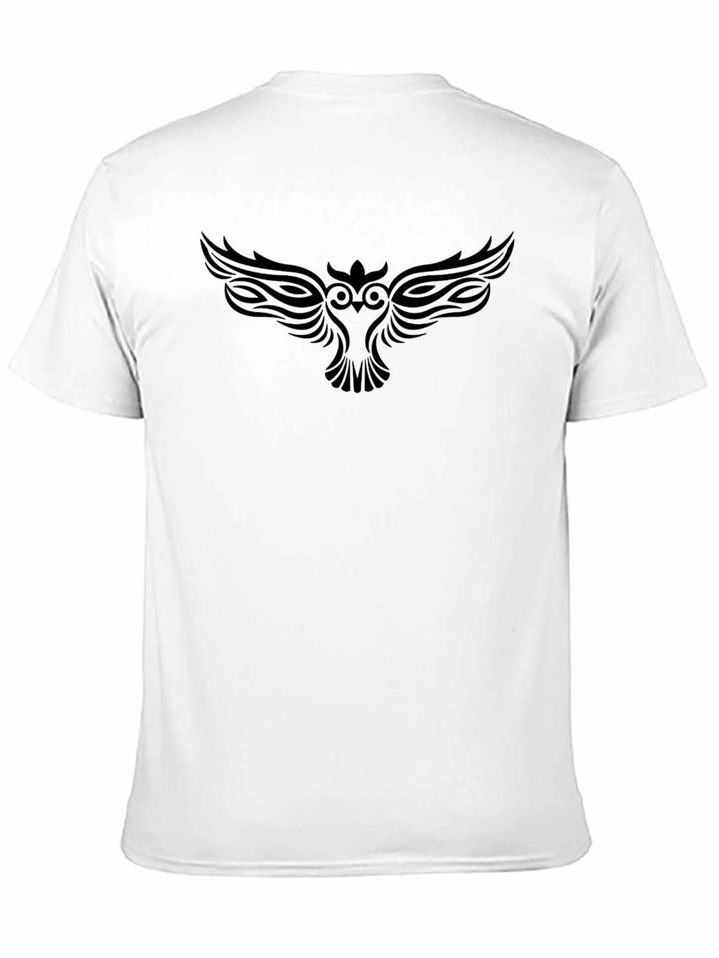 Mens Black Owl Graphic Tee - Stylish & Unique!
