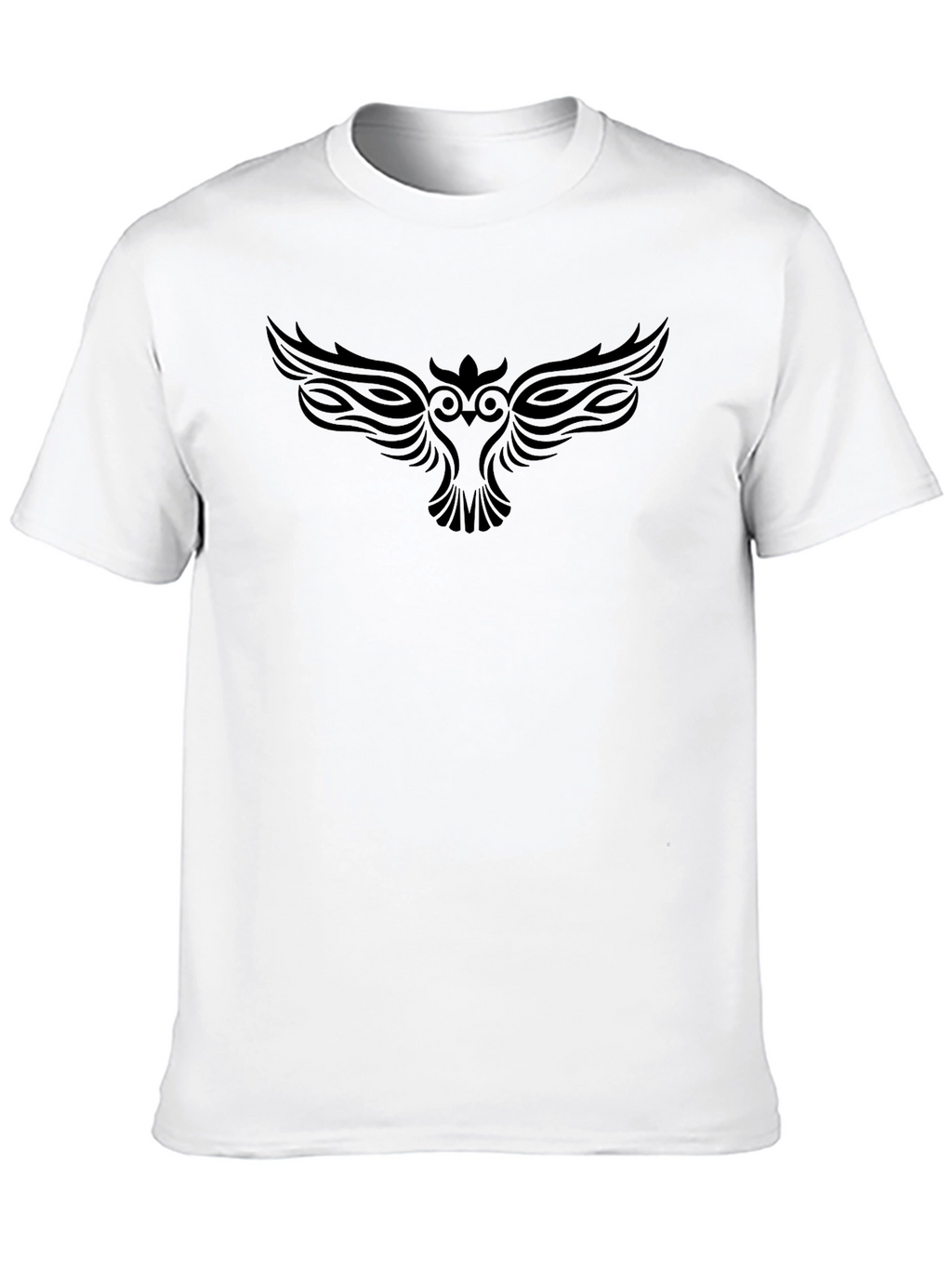 Mens Black Owl Graphic Tee - Stylish & Unique!