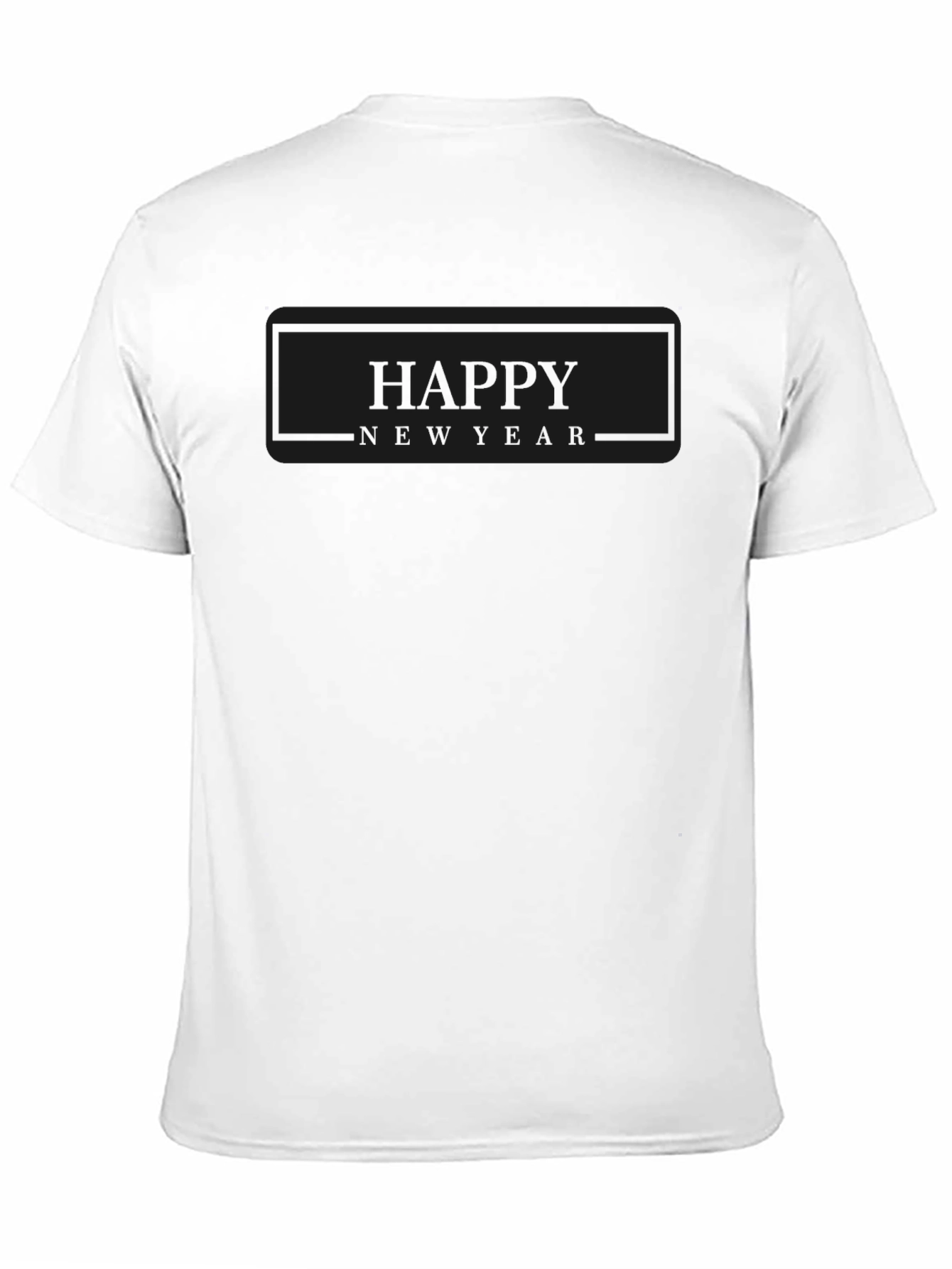 Happy New Year Black T-Shirt