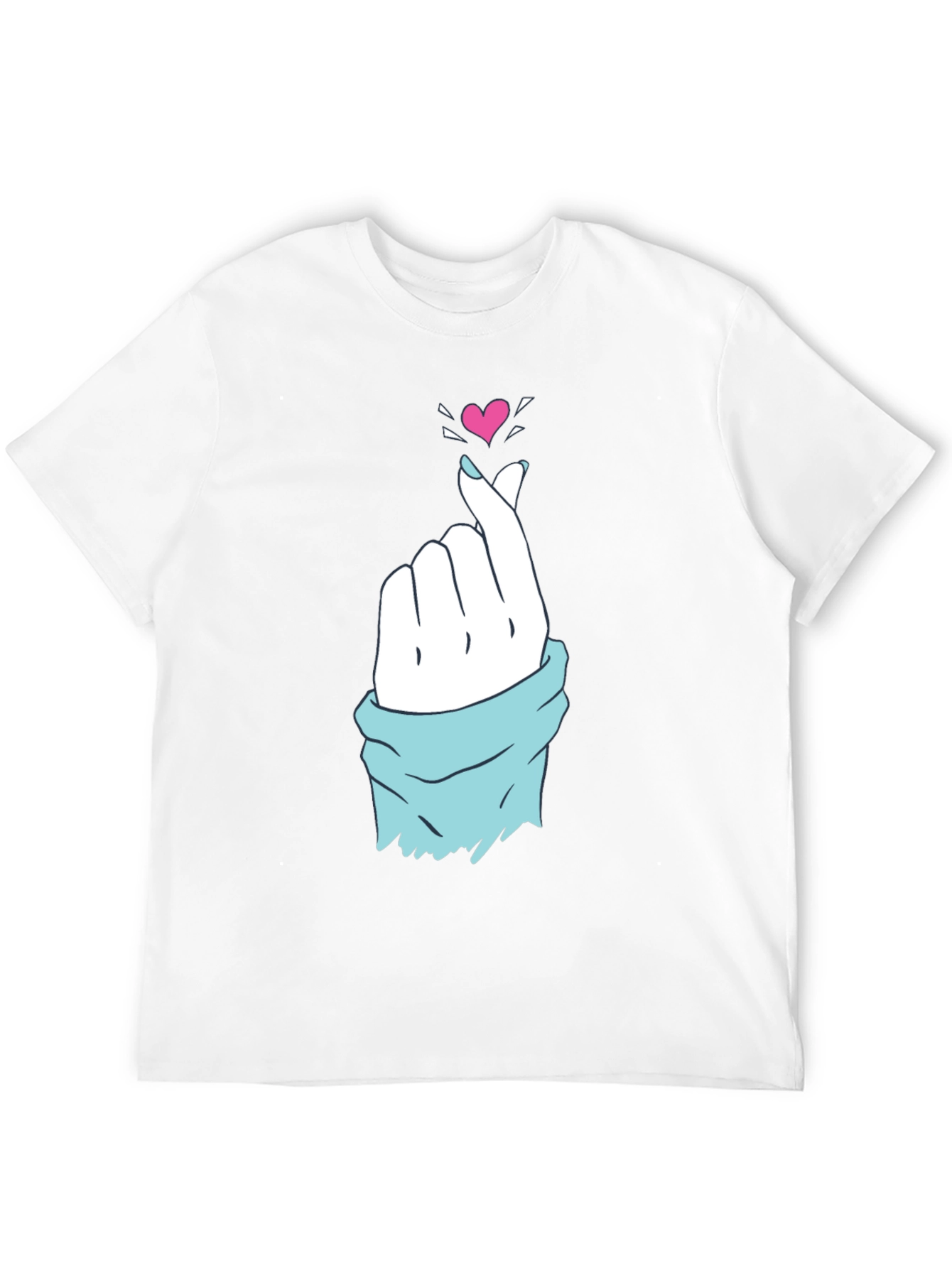 Finger Heart T-Shirt - Korean Love Sign