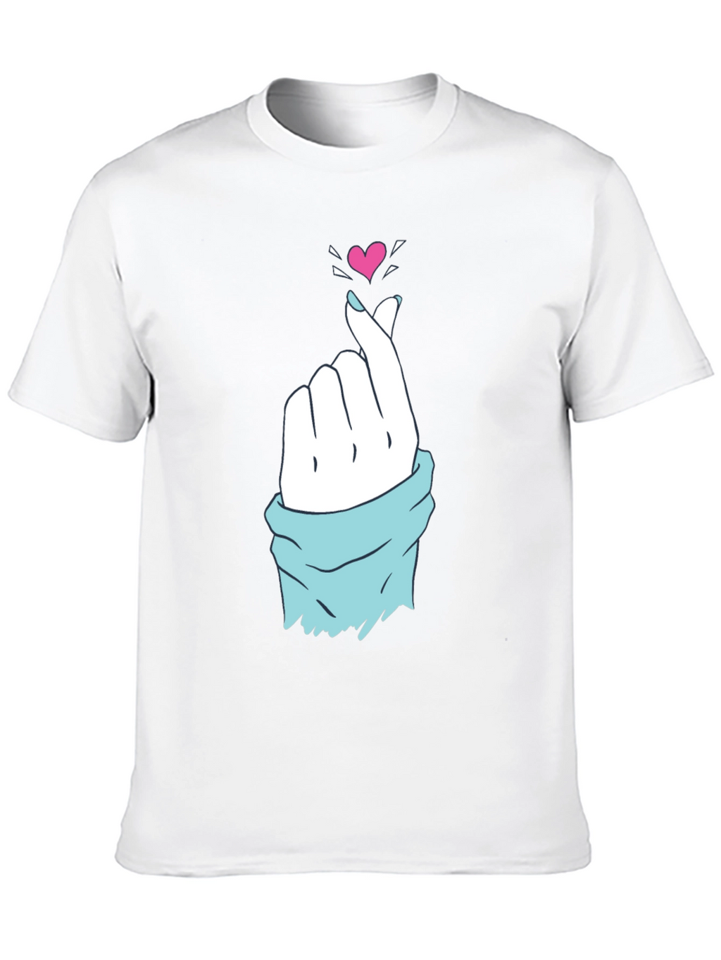 Finger Heart T-Shirt - Korean Love Sign
