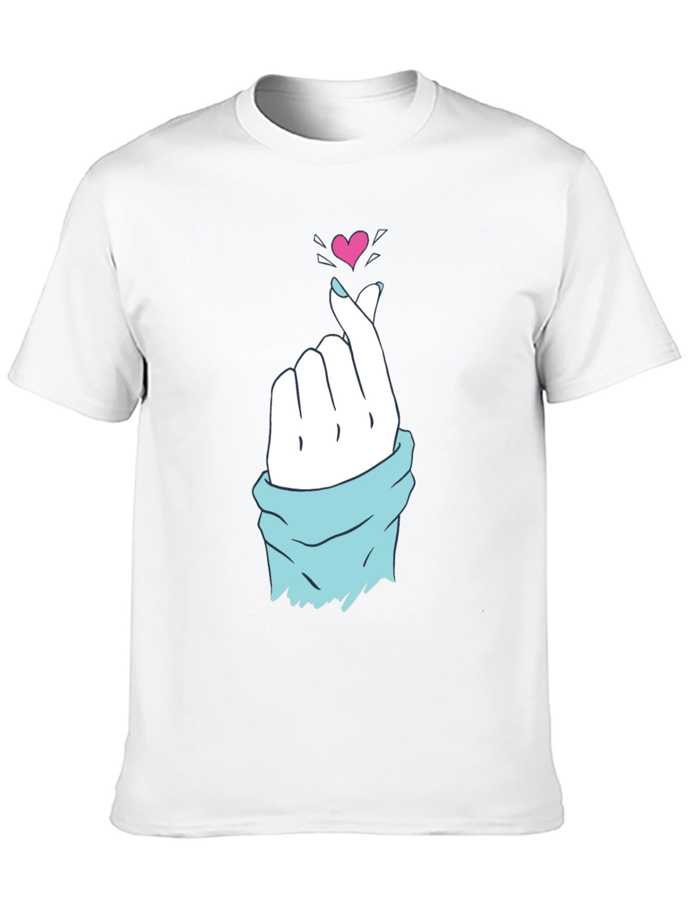 Finger Heart T-Shirt - Korean Love Sign