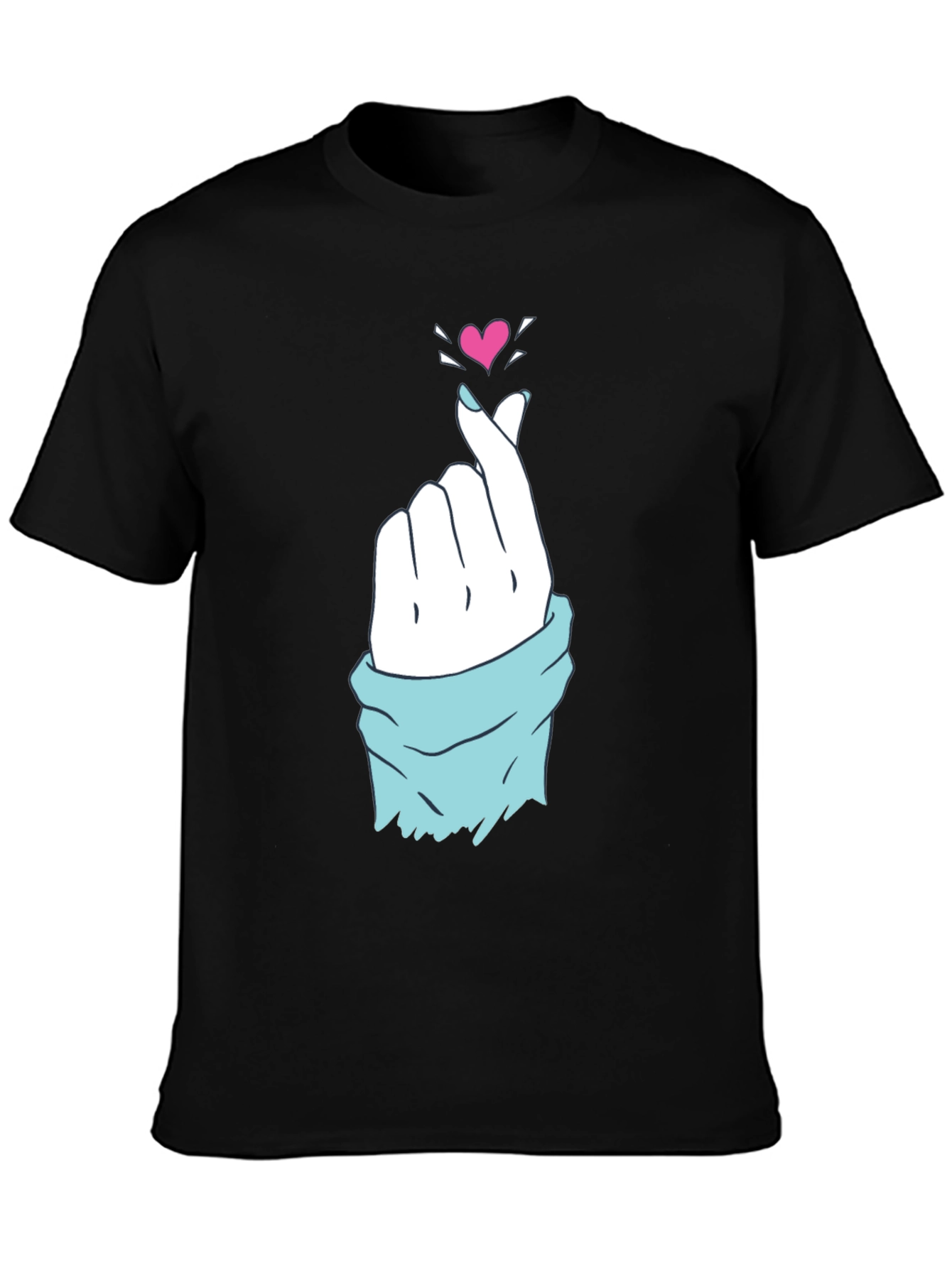 Finger Heart T-Shirt - Korean Love Sign
