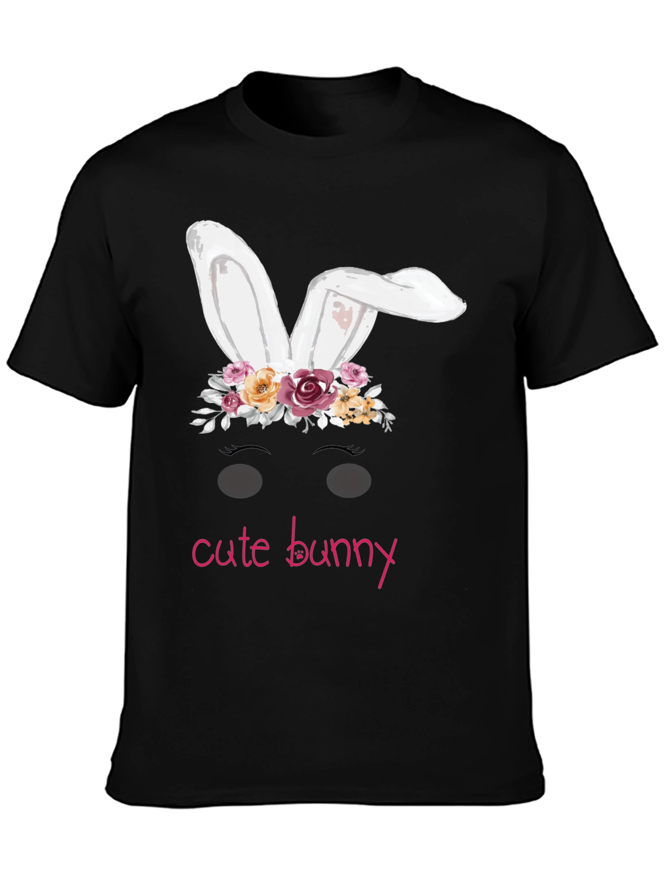 Cute Bunny Graphic Tee - Easter T-Shirt