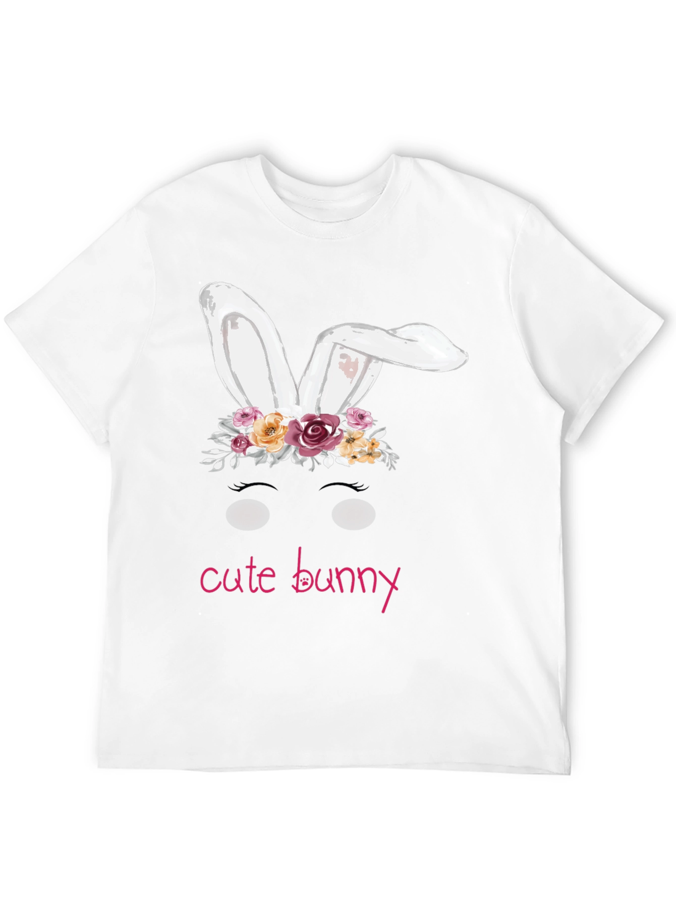 Cute Bunny Graphic Tee - Easter T-Shirt