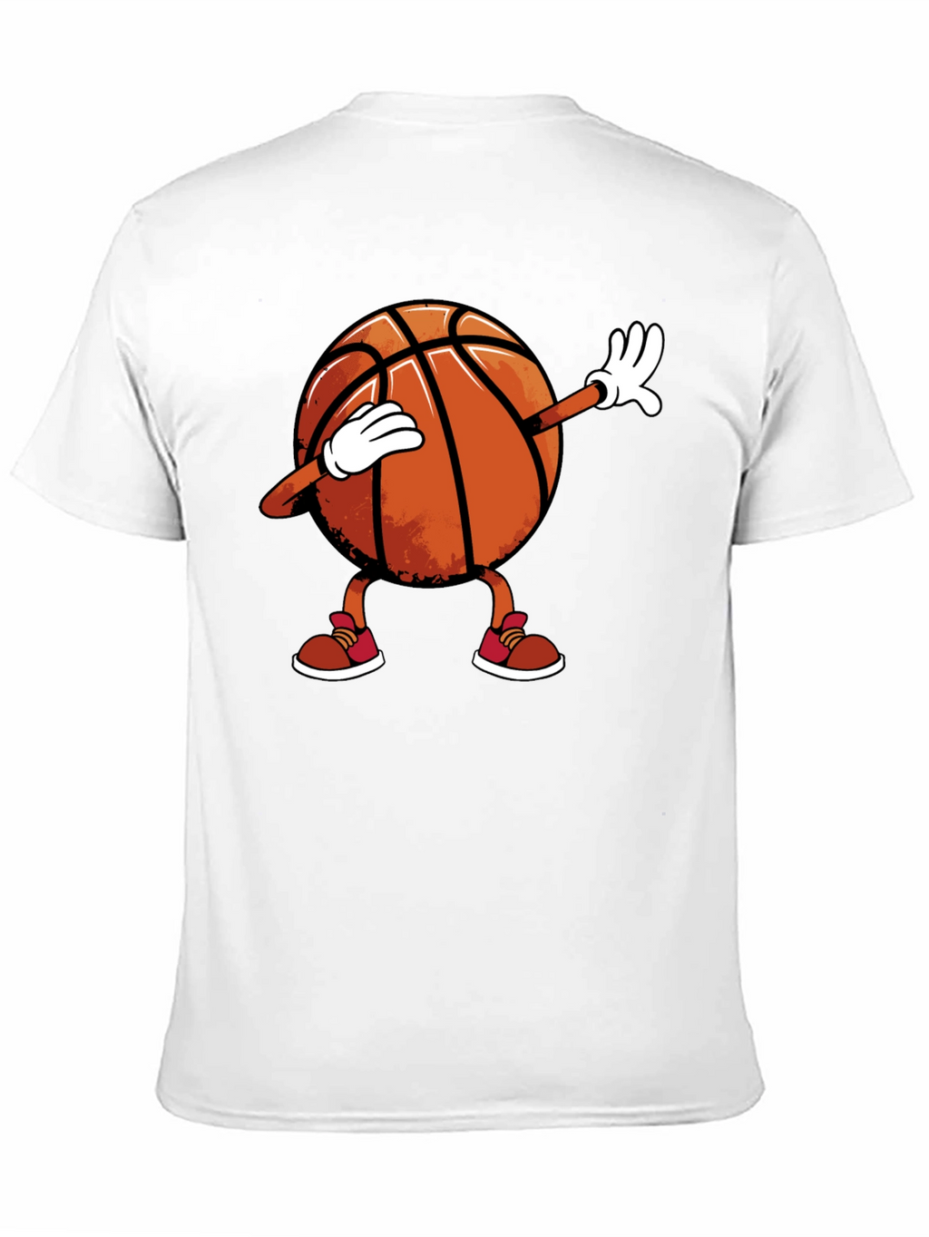 Dabbing Basketball Graphic Tee - Black