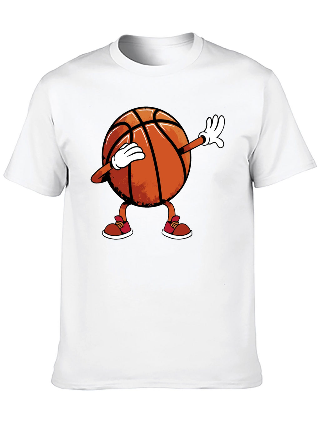 Dabbing Basketball Graphic Tee - Black