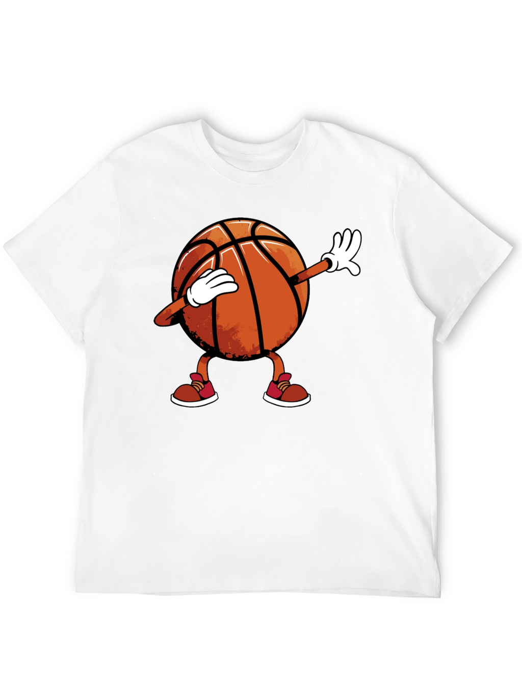 Dabbing Basketball Graphic Tee - Black