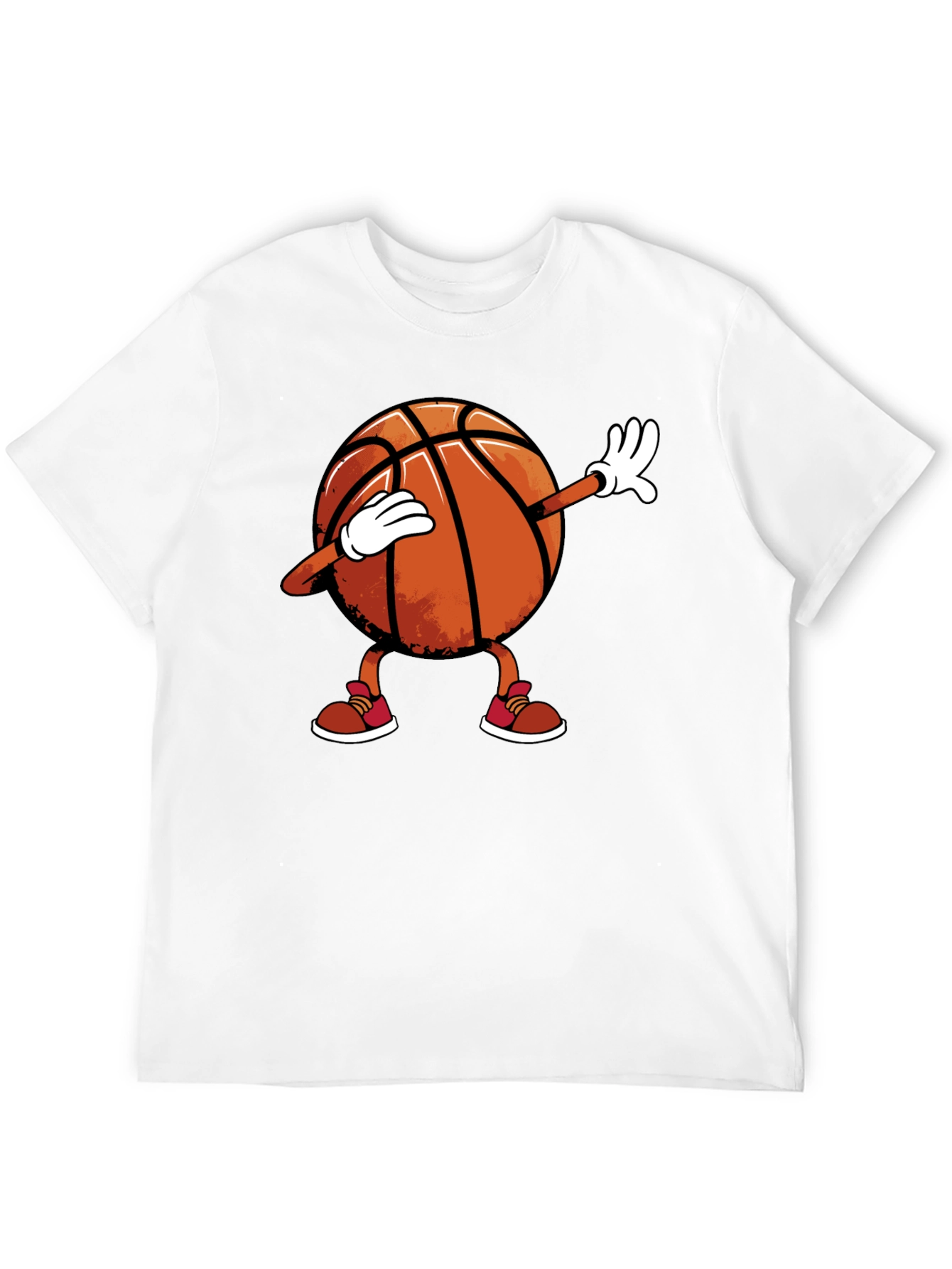 Dabbing Basketball Graphic Tee - Black