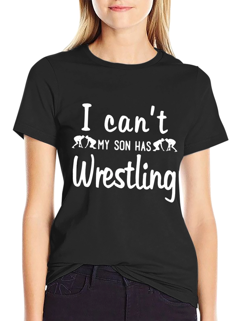 Wrestling Dad T-Shirt: I Cant My Son Has Wrestling