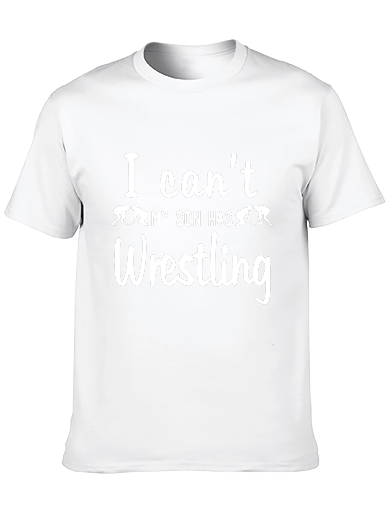 Wrestling Dad T-Shirt: I Cant My Son Has Wrestling