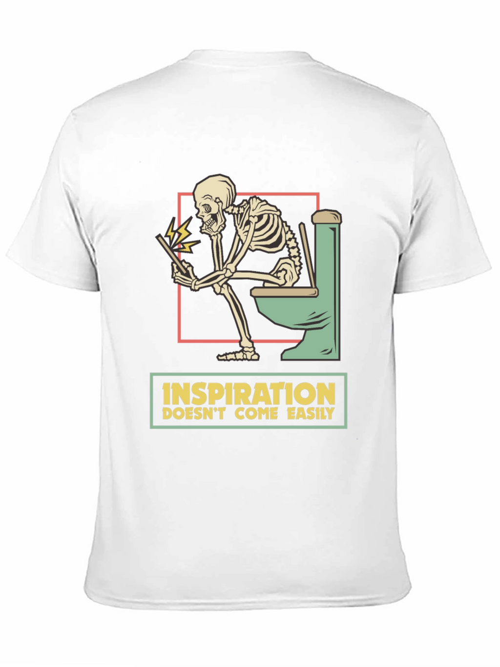 Inspiration Skeleton T-Shirt - Humor Tee